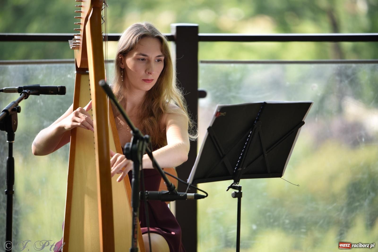 Zdjęcie w galerii na portalu naszraciborz.pl: Justyna Sasnal zaczarowała słuchaczy muzyką na harfie [FOTO i WIDEO] wiadomości z regionu