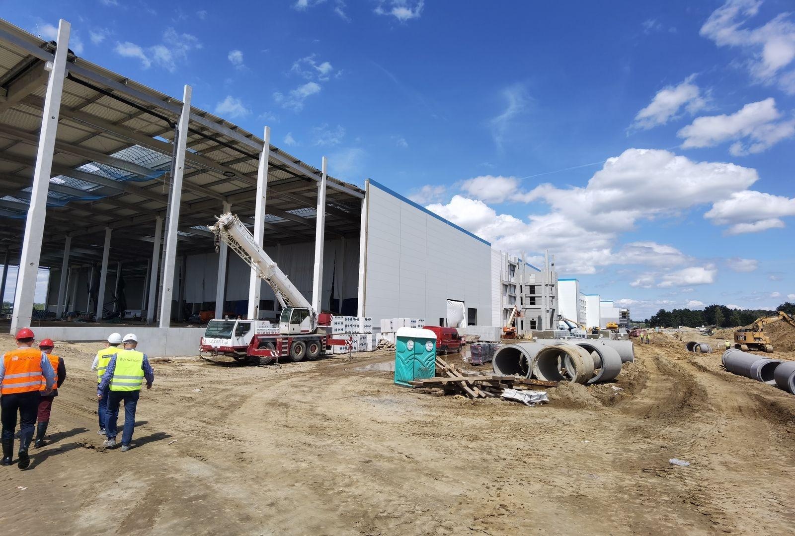 Zdjęcie w galerii na portalu naszraciborz.pl: Niedaleko Raciborza powstaje ogromne centrum logistyczne [FOTO] wiadomości z regionu