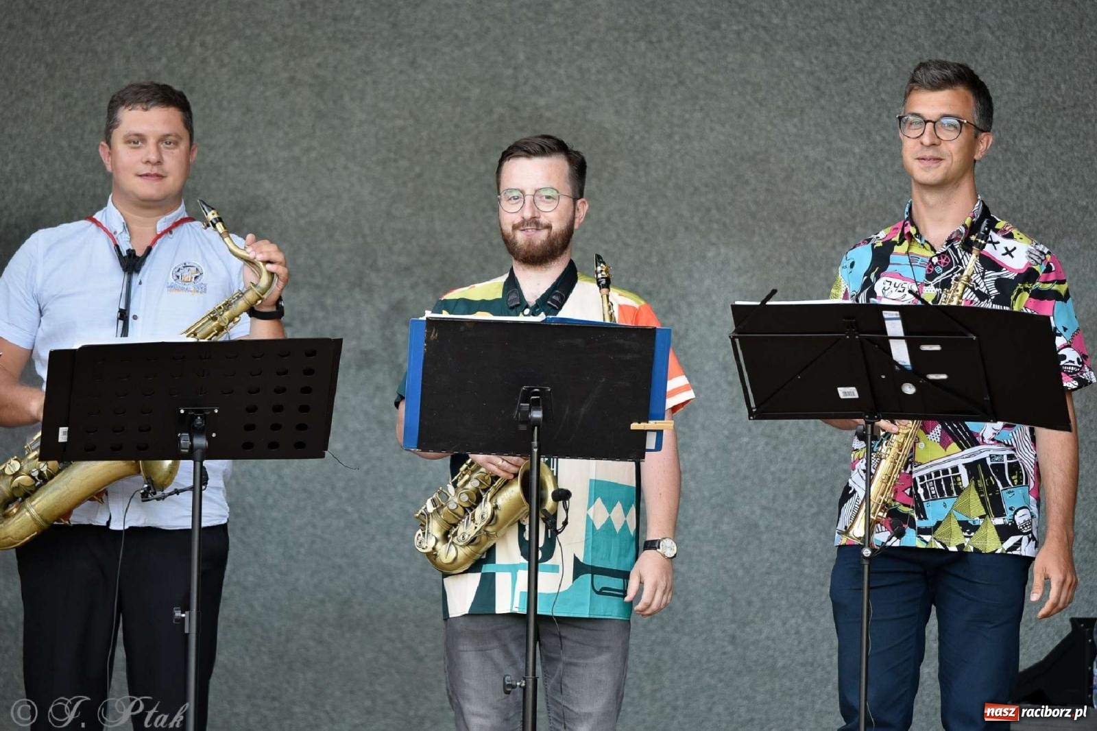 Zdjęcie w galerii na portalu naszraciborz.pl: Saksoholicy na letni wieczór w Raciborzu wiadomości z regionu