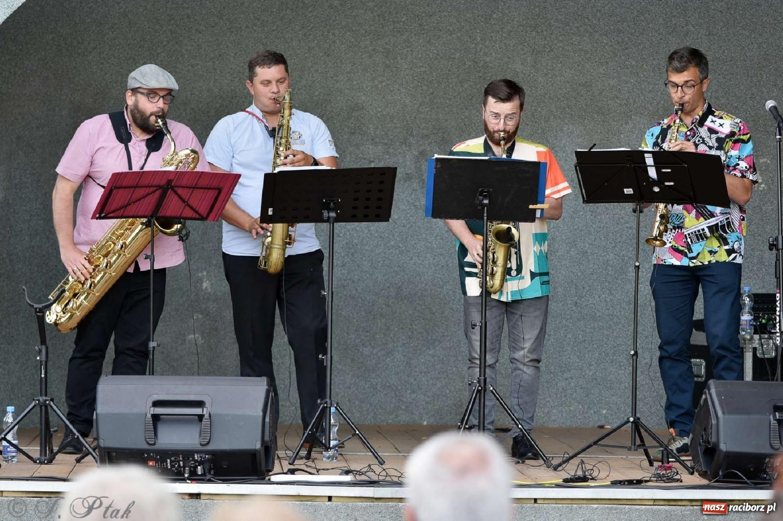 Zdjęcie w galerii na portalu naszraciborz.pl: Saksoholicy na letni wieczór w Raciborzu wiadomości z regionu