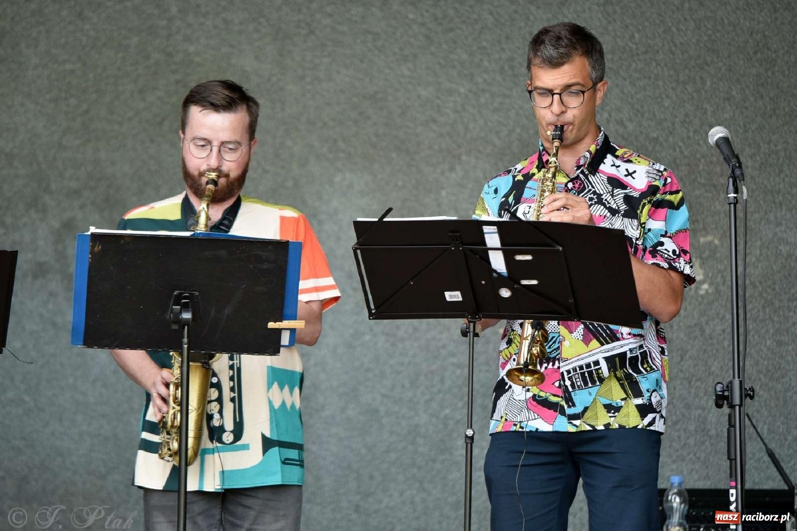 Zdjęcie w galerii na portalu naszraciborz.pl: Saksoholicy na letni wieczór w Raciborzu wiadomości z regionu