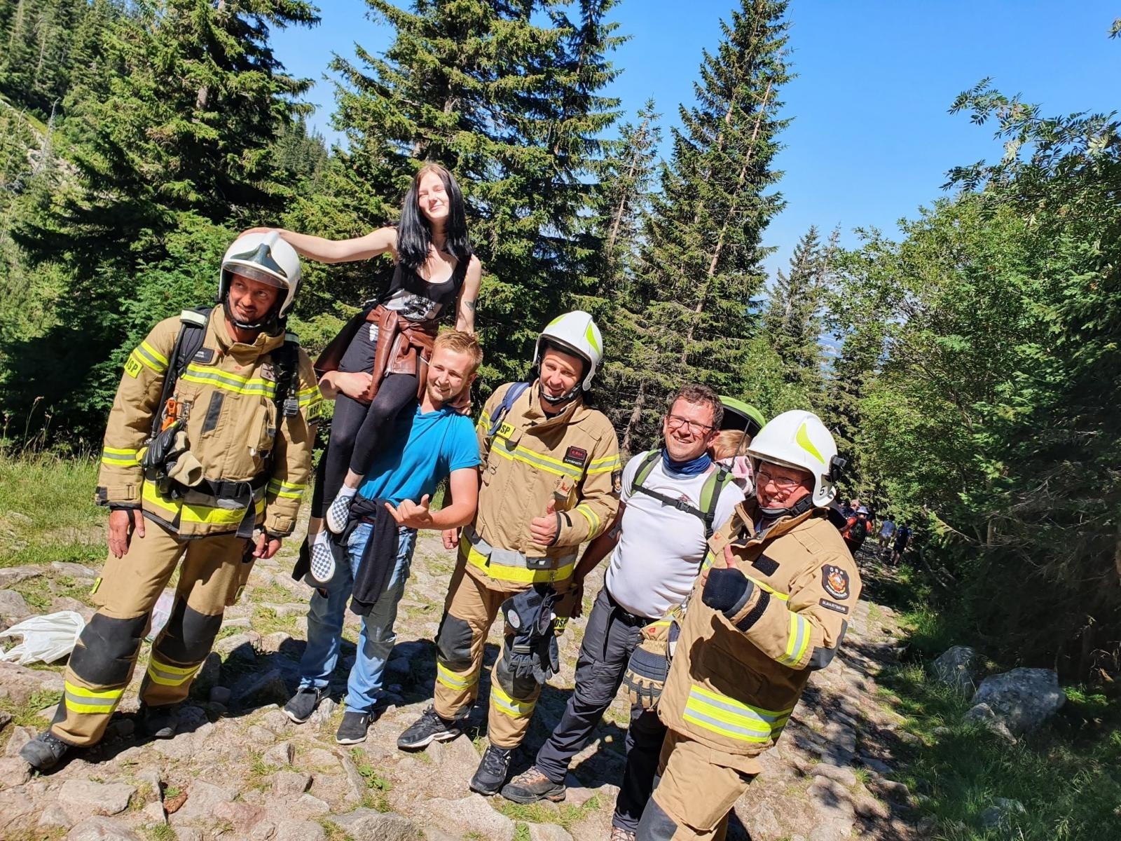 Zdjęcie w galerii na portalu naszraciborz.pl: Kolejne dwa szczyty na koncie strażaków z Samborowic i Krzyżanowic [FOTO] wiadomości z regionu