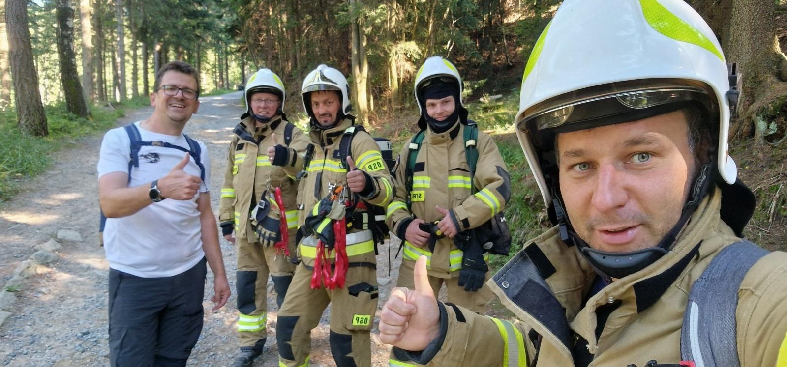 Zdjęcie w galerii na portalu naszraciborz.pl: Kolejne dwa szczyty na koncie strażaków z Samborowic i Krzyżanowic [FOTO] wiadomości z regionu