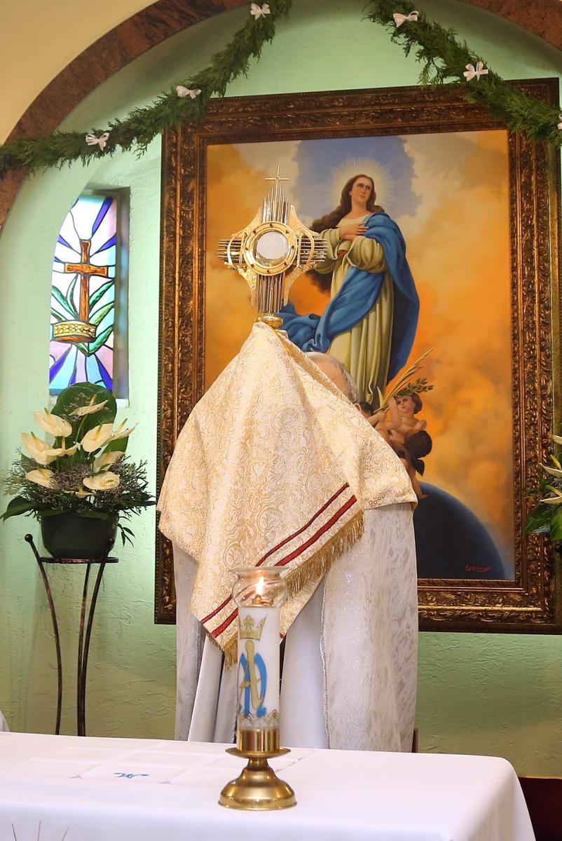 Zdjęcie w galerii na portalu naszraciborz.pl: Osiedle Obora świętowało 20-lecie poświęcenia kościółka MB Anielskiej wiadomości z regionu