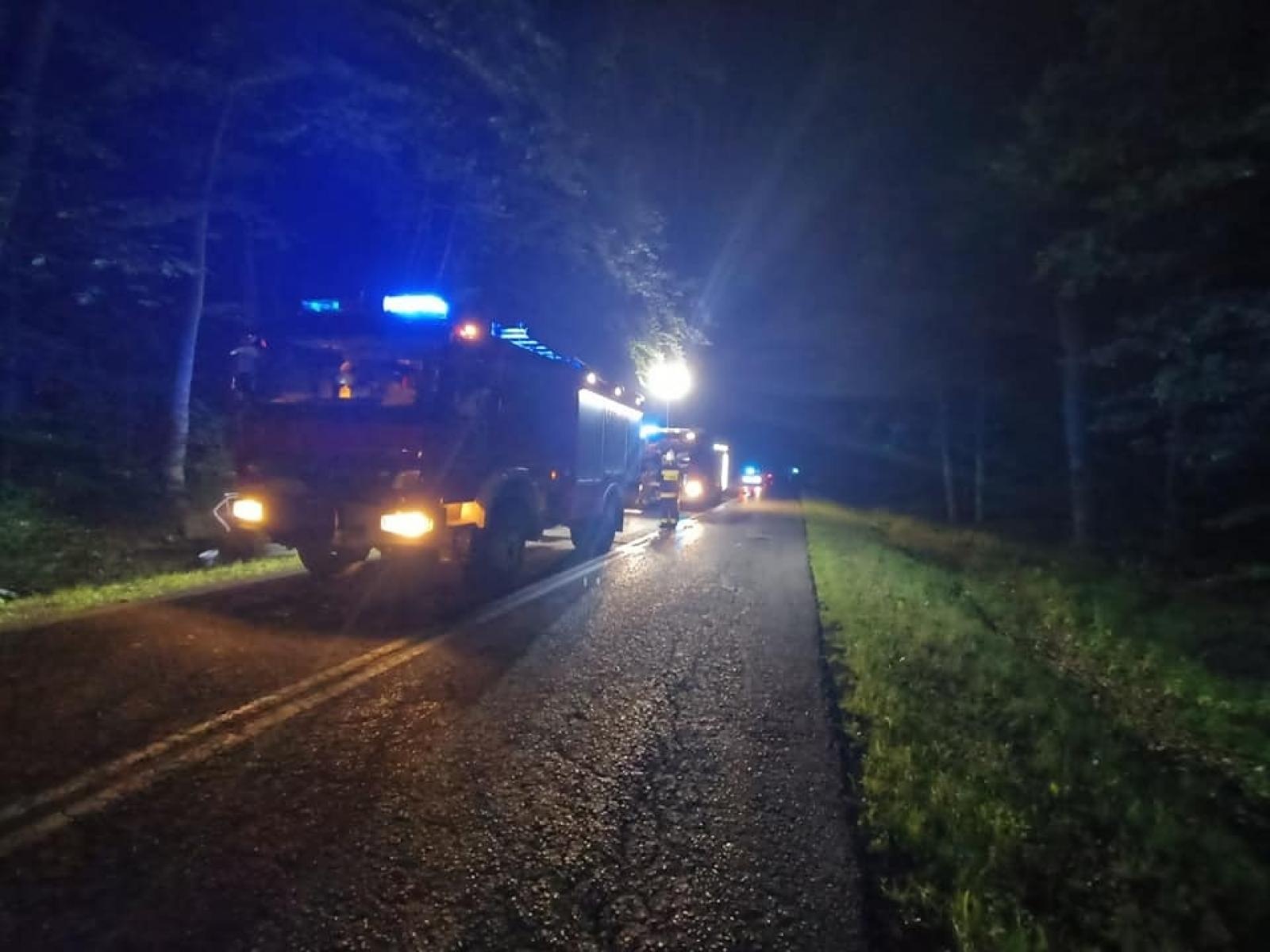 Zdjęcie w galerii na portalu naszraciborz.pl: Raport 998. Skoda fabia wypadła z drogi i uderzyła w drzewo [FOTO] wiadomości z regionu
