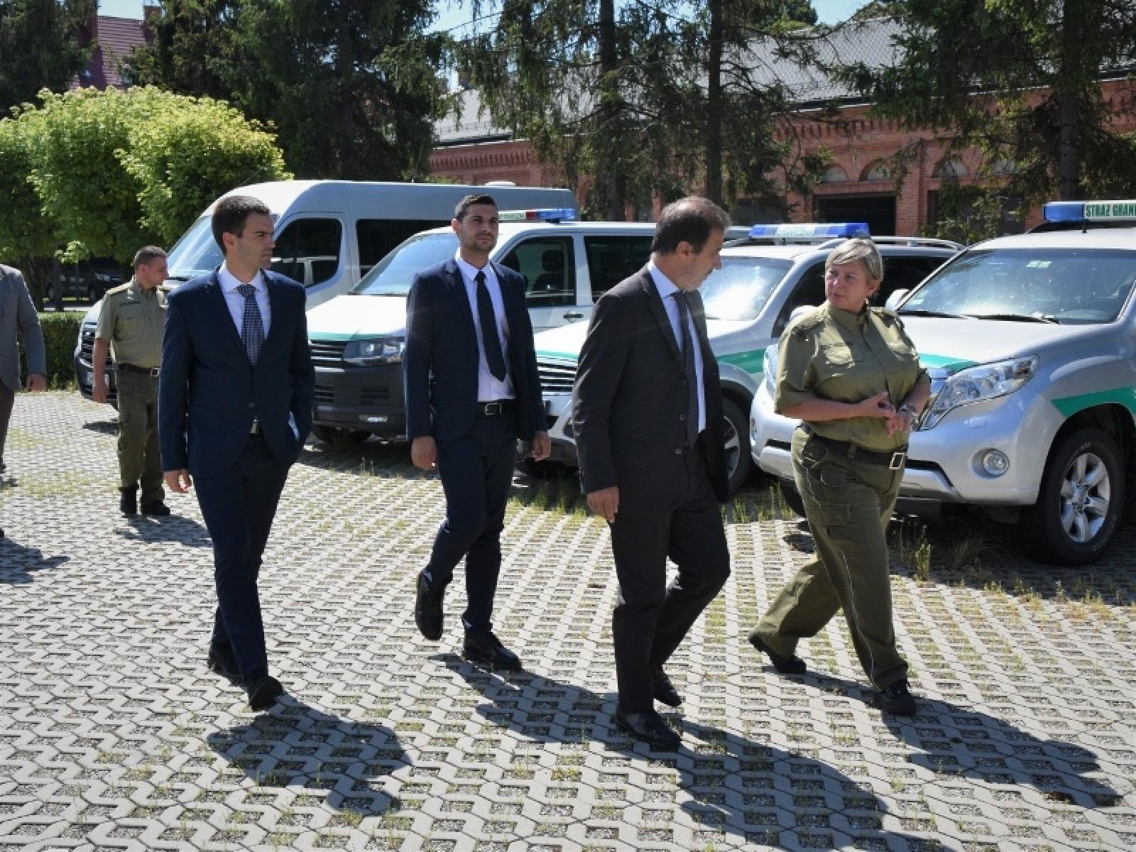 Zdjęcie w galerii na portalu naszraciborz.pl: Policjanci z Włoch przyjechali do Raciborza poznać strukturę śląskiej Straży Granicznej wiadomości z regionu