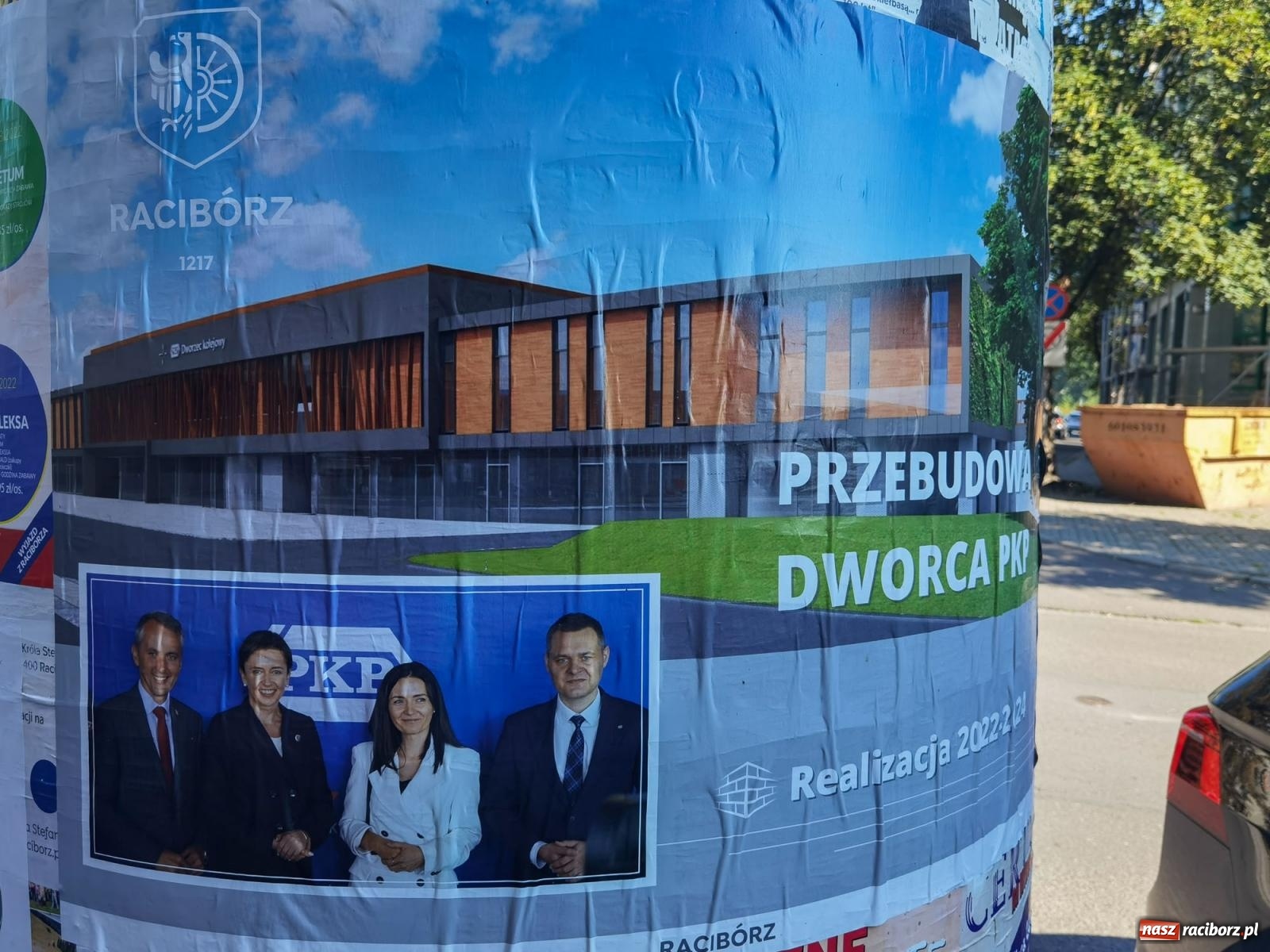 Zdjęcie w galerii na portalu naszraciborz.pl: Opozycja pyta o kampanię plakatową. Prezydent odpowiada wiadomości z regionu