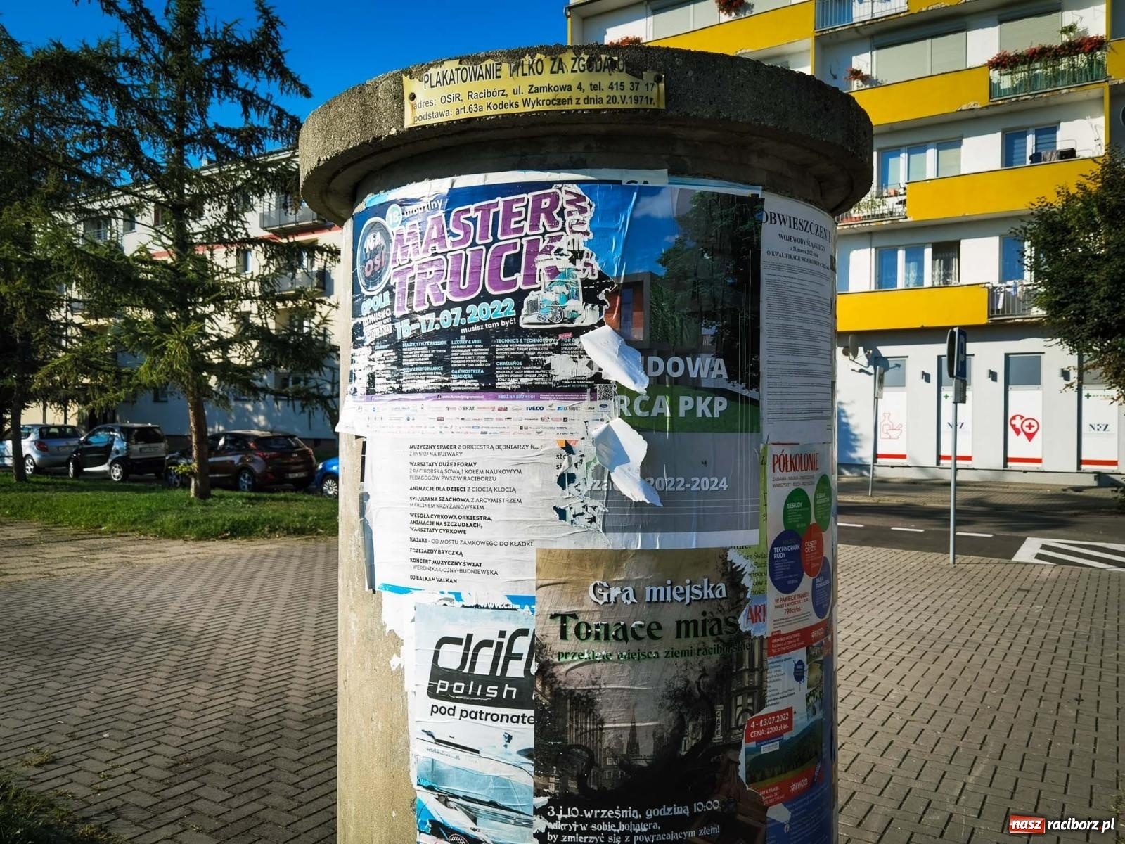 Zdjęcie w galerii na portalu naszraciborz.pl: Opozycja pyta o kampanię plakatową. Prezydent odpowiada wiadomości z regionu