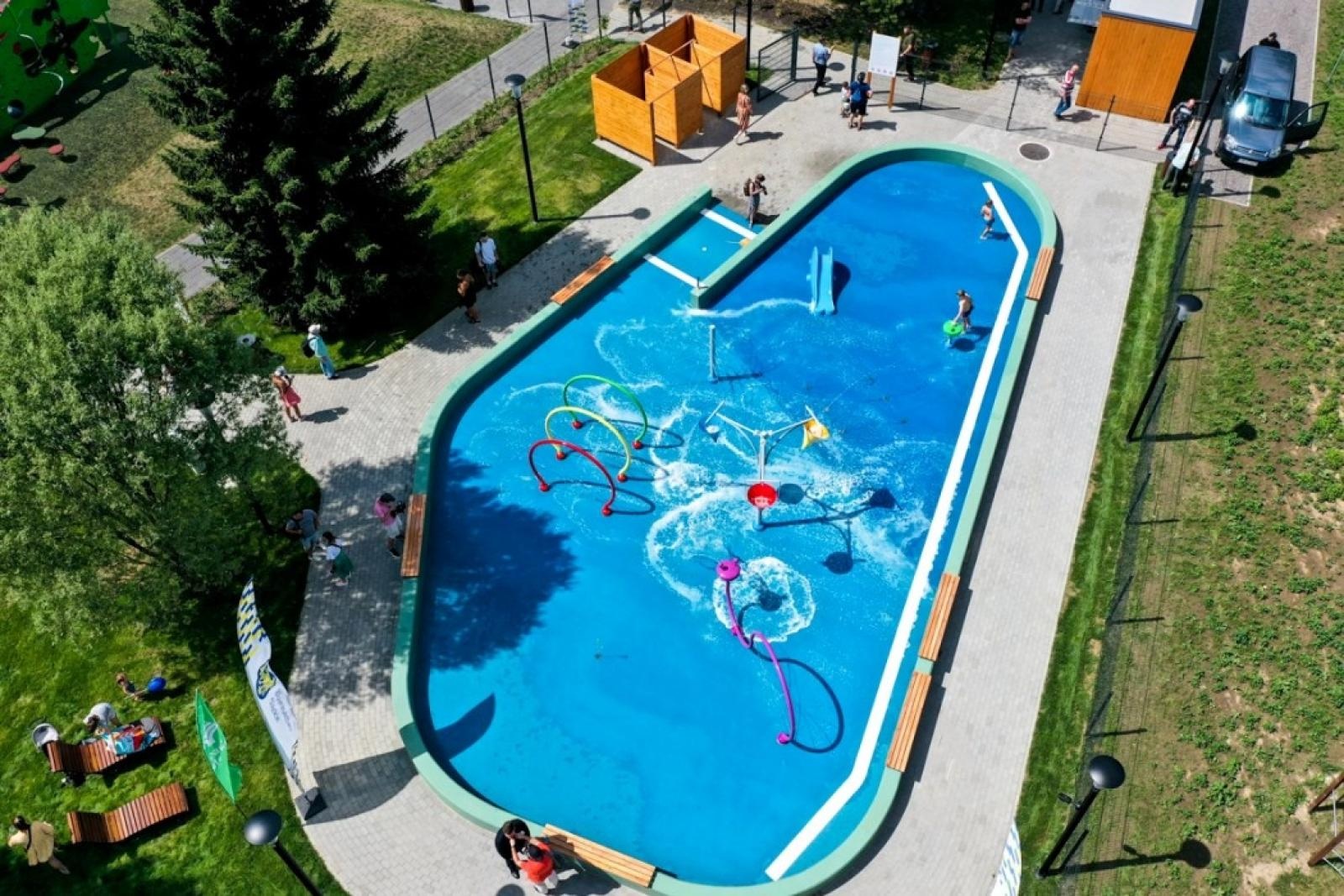 Zdjęcie w galerii na portalu naszraciborz.pl: Nowy wodny plac zabaw na Śląsku [FOTO] wiadomości z regionu