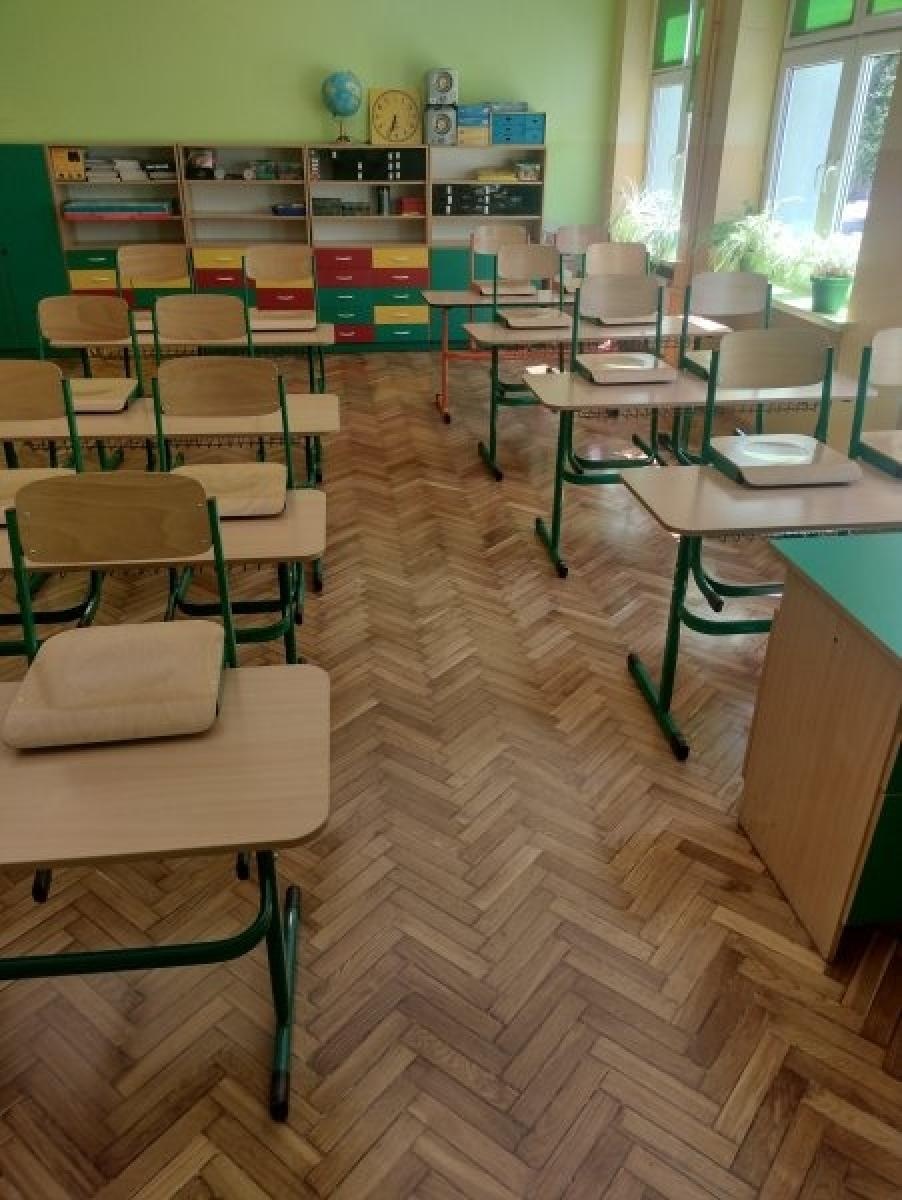 Zdjęcie w galerii na portalu naszraciborz.pl: Tysiąc metrów kwadratowych do renowacji w SP 13 wiadomości z regionu