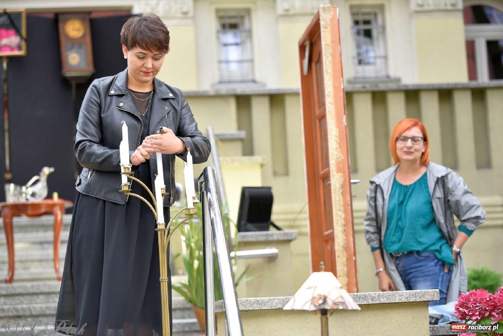 Zdjęcie w galerii na portalu naszraciborz.pl: Letni Teatr na Schodach w Raciborzu - Łysa Śpiewaczka wiadomości z regionu