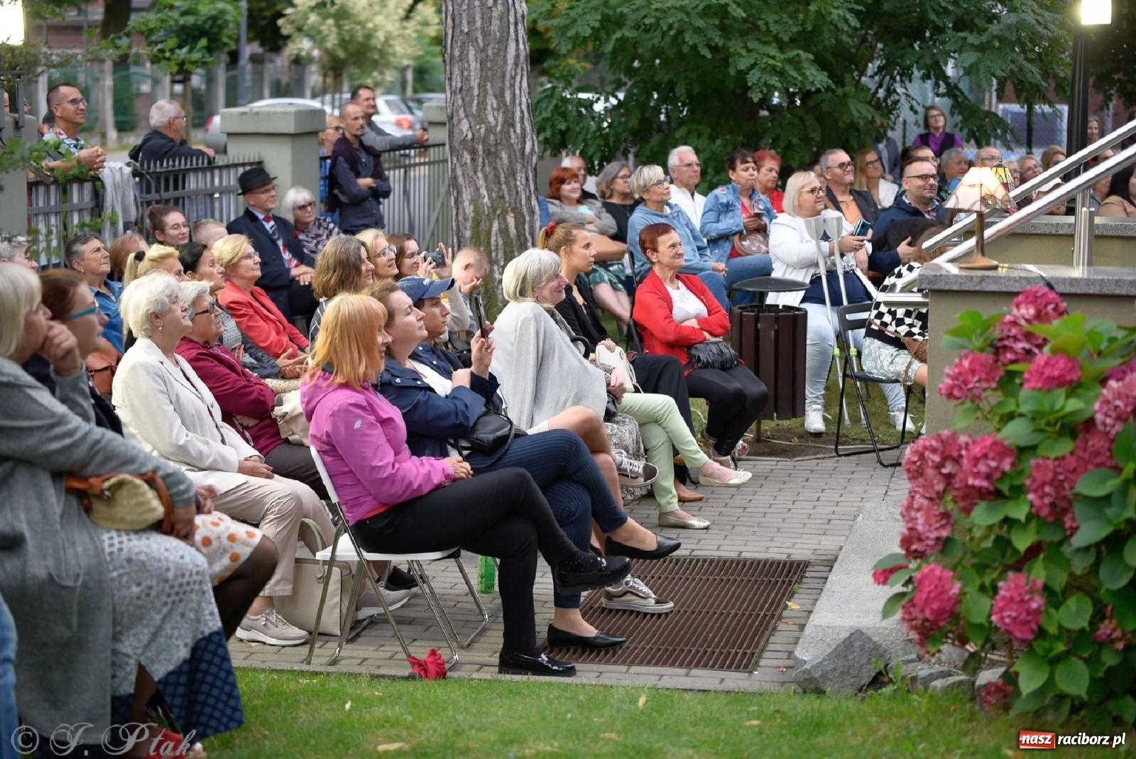 Zdjęcie w galerii na portalu naszraciborz.pl: Letni Teatr na Schodach w Raciborzu - Łysa Śpiewaczka wiadomości z regionu