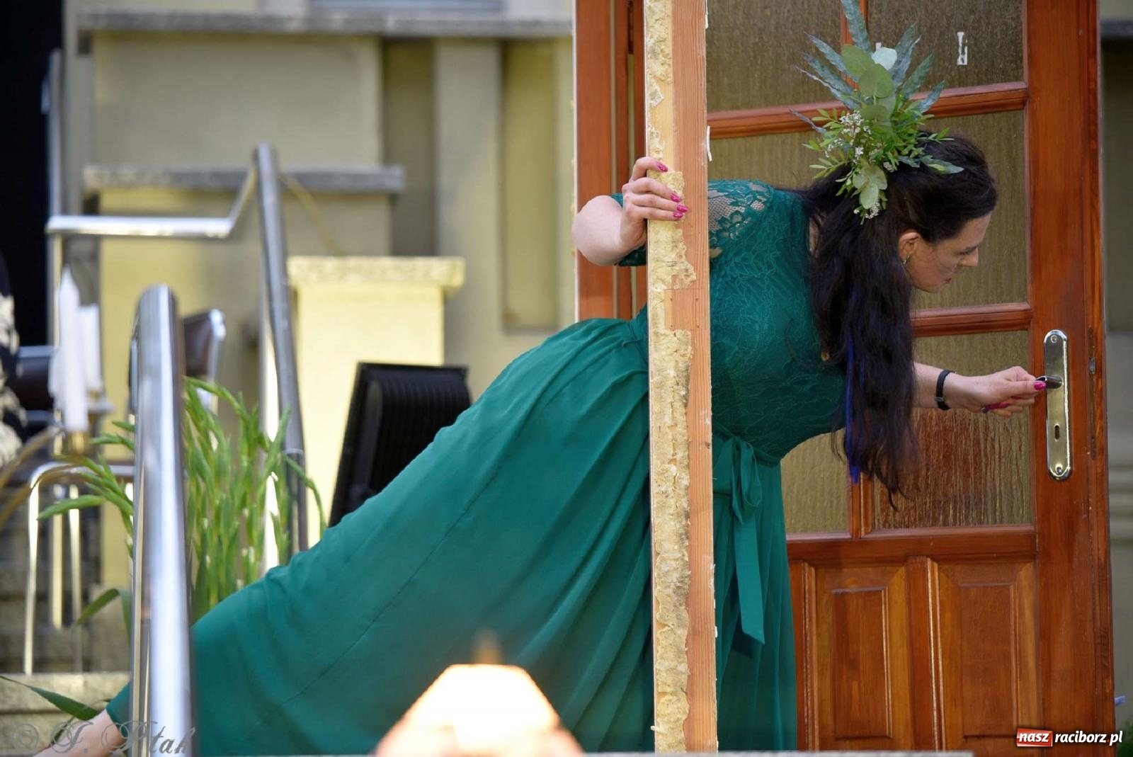 Zdjęcie w galerii na portalu naszraciborz.pl: Letni Teatr na Schodach w Raciborzu - Łysa Śpiewaczka wiadomości z regionu