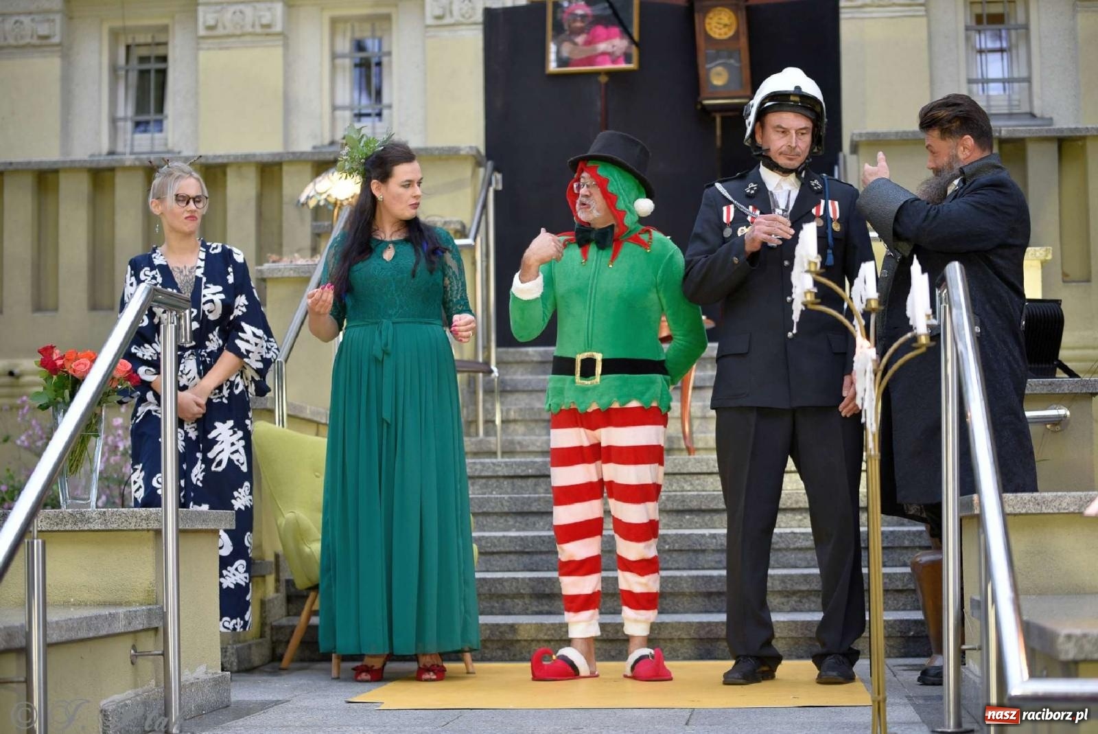 Zdjęcie w galerii na portalu naszraciborz.pl: Letni Teatr na Schodach w Raciborzu - Łysa Śpiewaczka wiadomości z regionu