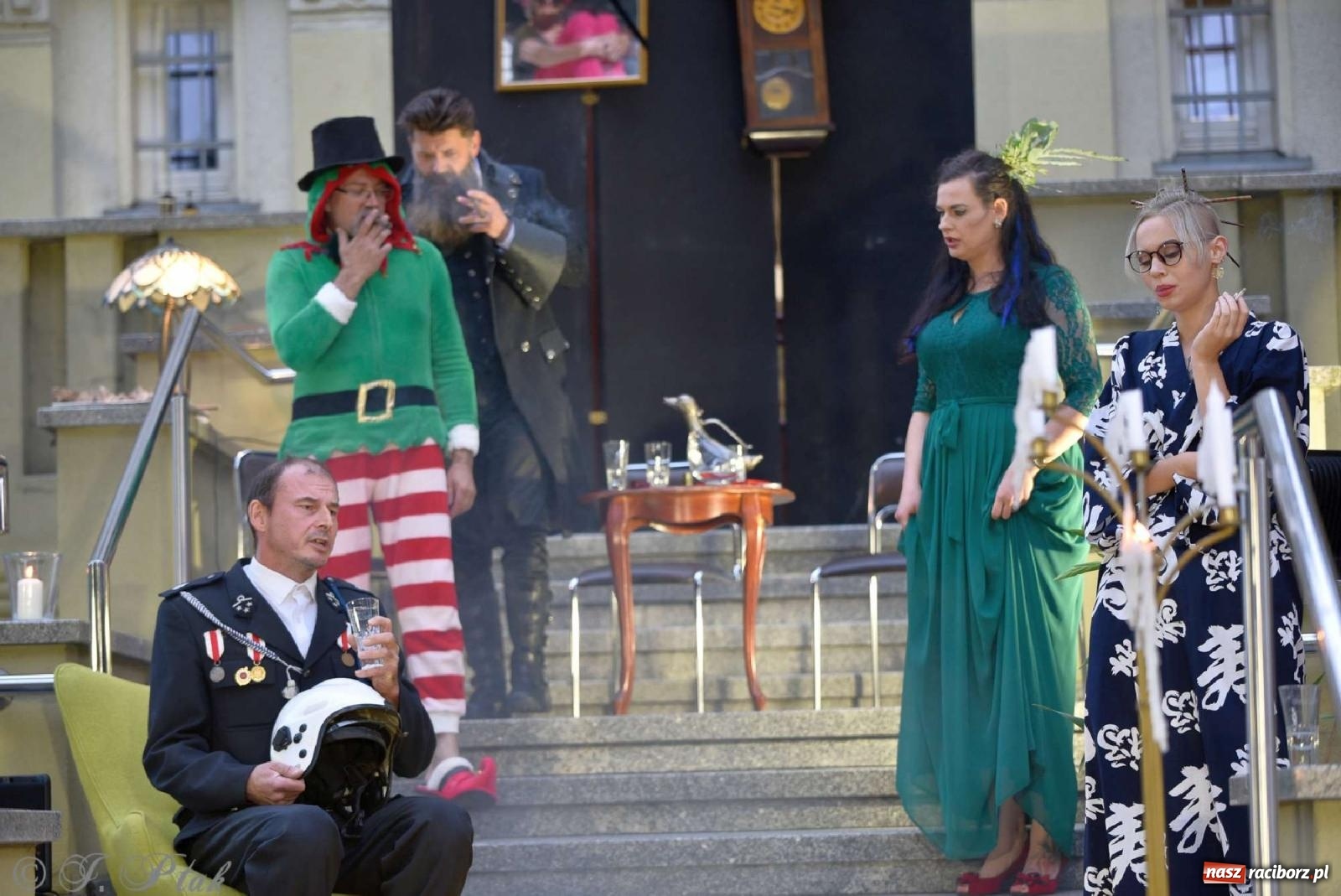 Zdjęcie w galerii na portalu naszraciborz.pl: Letni Teatr na Schodach w Raciborzu - Łysa Śpiewaczka wiadomości z regionu