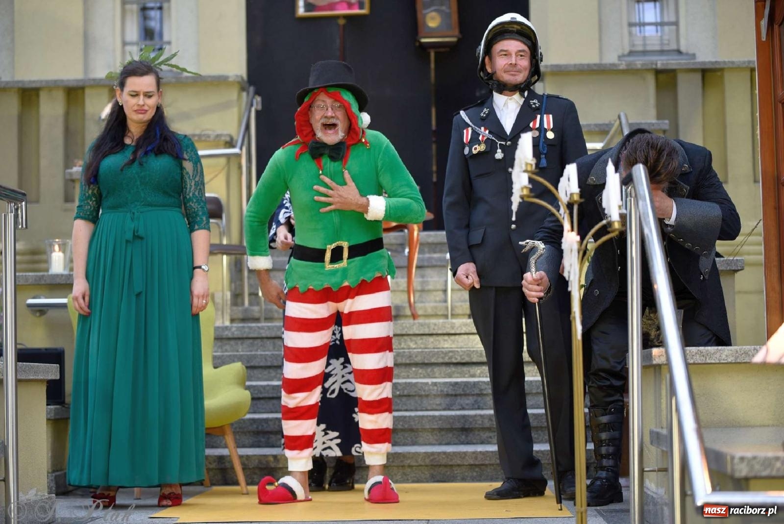 Zdjęcie w galerii na portalu naszraciborz.pl: Letni Teatr na Schodach w Raciborzu - Łysa Śpiewaczka wiadomości z regionu