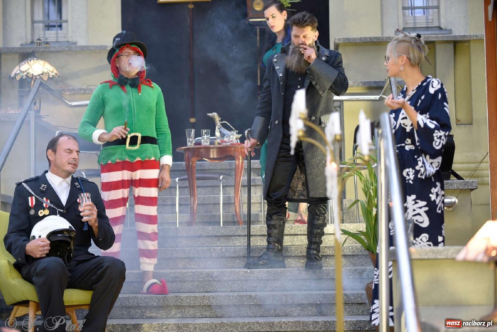 Zdjęcie w galerii na portalu naszraciborz.pl: Letni Teatr na Schodach w Raciborzu - Łysa Śpiewaczka wiadomości z regionu