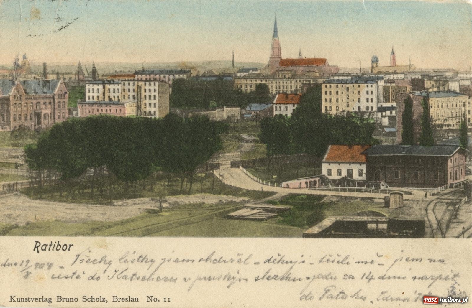 Zdjęcie w galerii na portalu naszraciborz.pl: Raciborskie dzieje zapisane w pocztówkach – zawrotna kariera pewnego ujęcia wiadomości z regionu