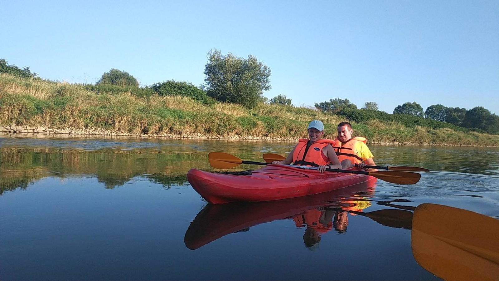 Zdjęcie w galerii na portalu naszraciborz.pl: Wakacje w kajaku – czyli spływ wieczorową porą z Raciborza do Dziergowic wiadomości z regionu