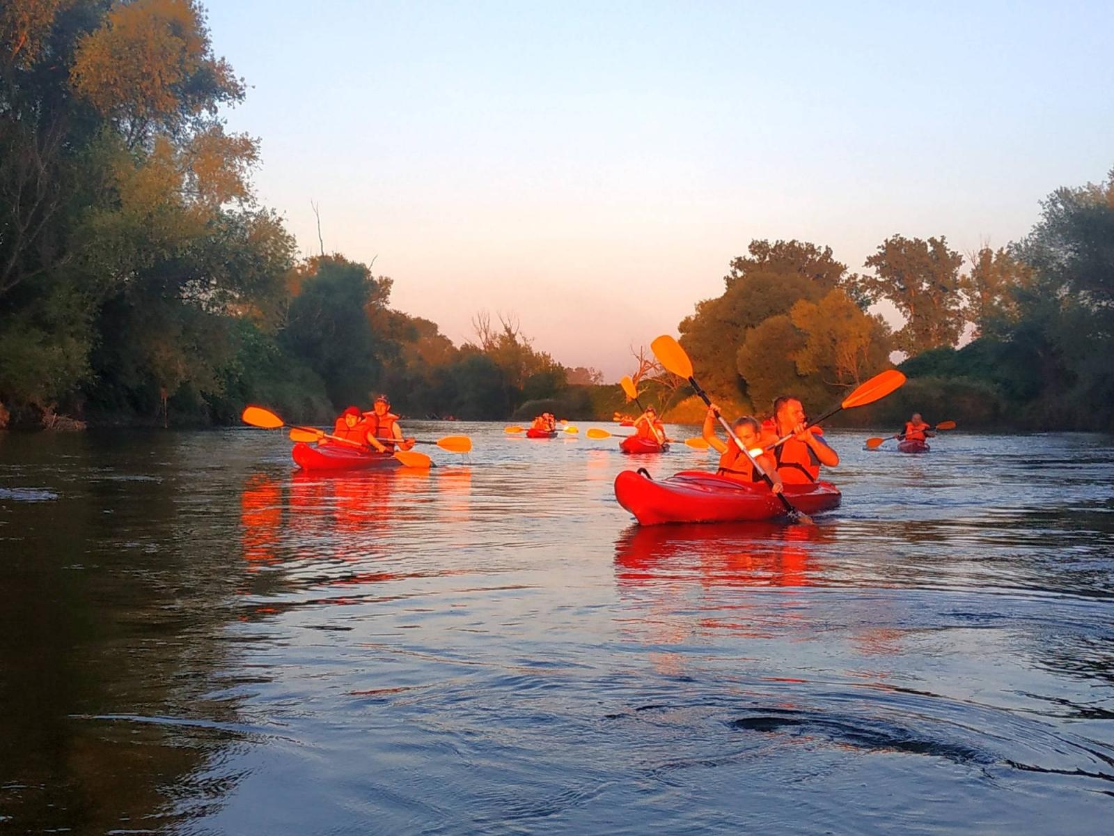 Zdjęcie w galerii na portalu naszraciborz.pl: Wakacje w kajaku – czyli spływ wieczorową porą z Raciborza do Dziergowic wiadomości z regionu