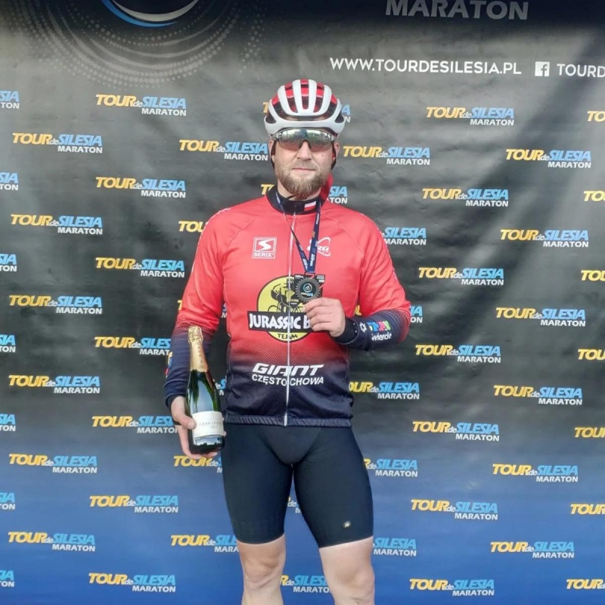 Zdjęcie w galerii na portalu naszraciborz.pl: Śląski pogranicznik wygrał ultramaraton kolarski Tour De Silesia 2022 wiadomości z regionu