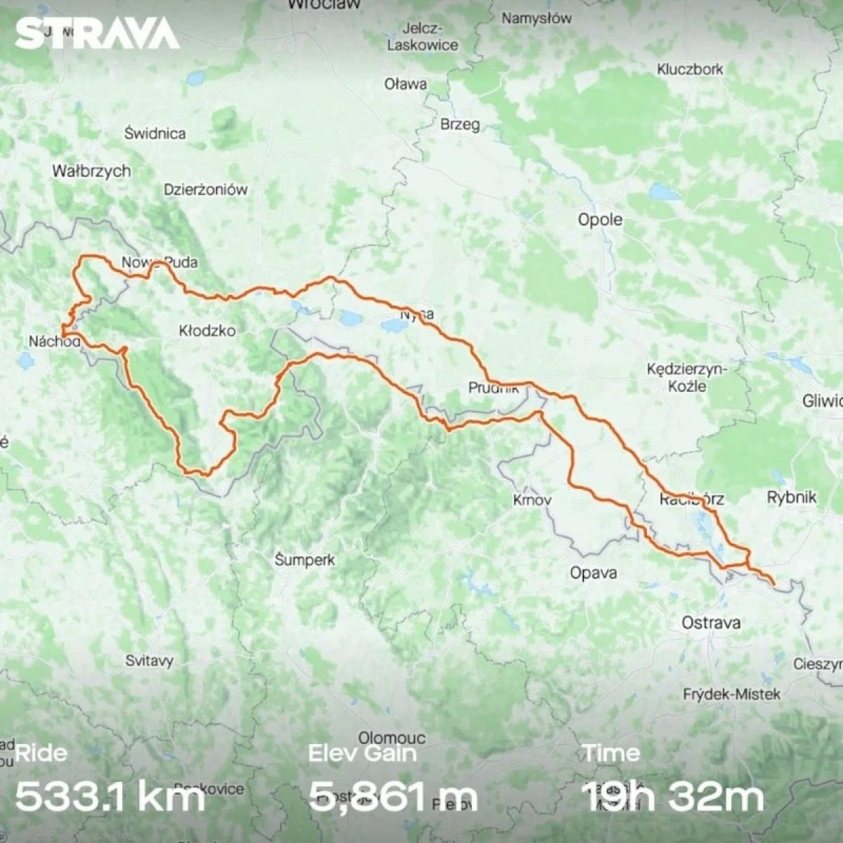Zdjęcie w galerii na portalu naszraciborz.pl: Śląski pogranicznik wygrał ultramaraton kolarski Tour De Silesia 2022 wiadomości z regionu