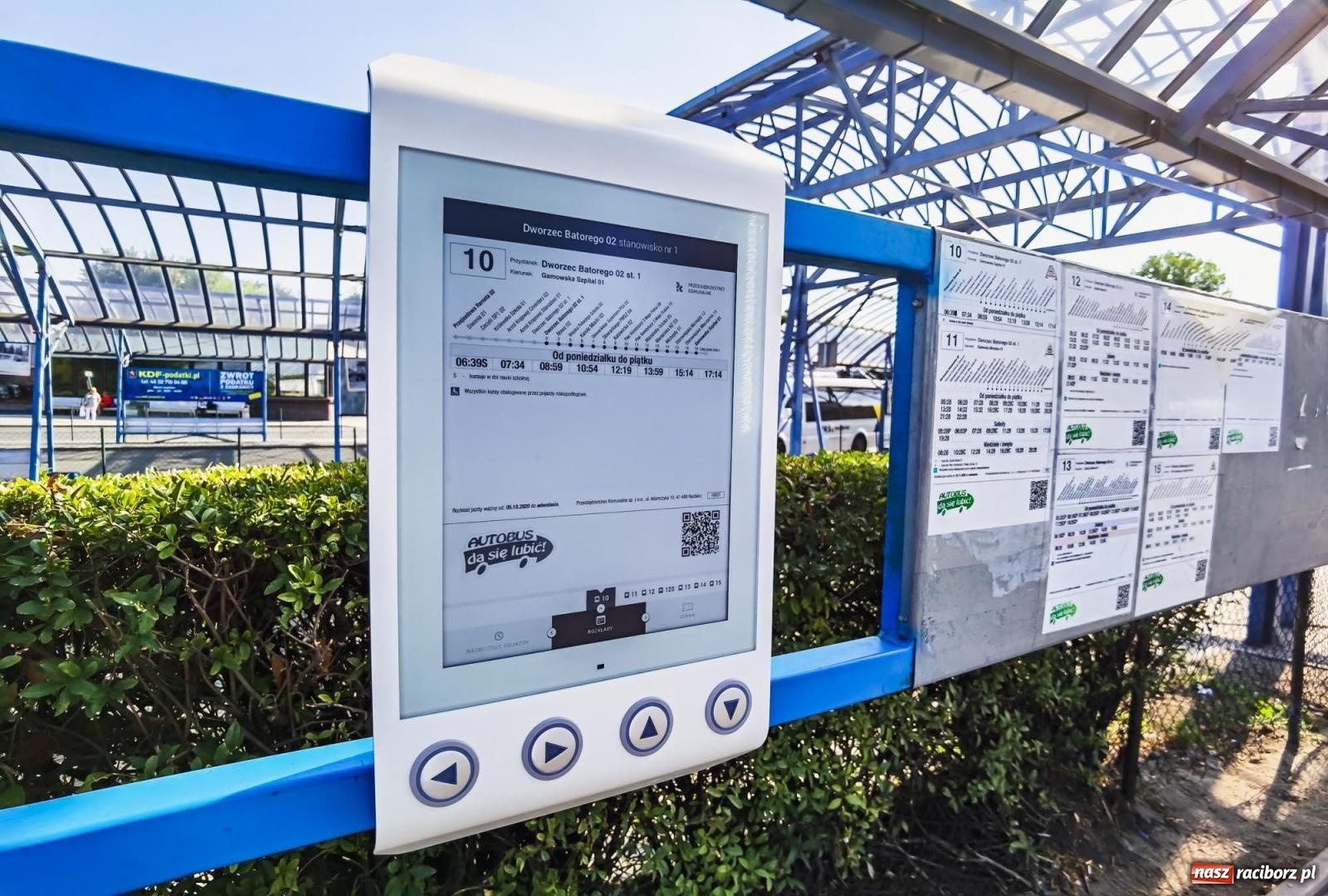 Zdjęcie w galerii na portalu naszraciborz.pl: Miasto przymierza się do zakupu Systemu Informacji Pasażerskiej wiadomości z regionu