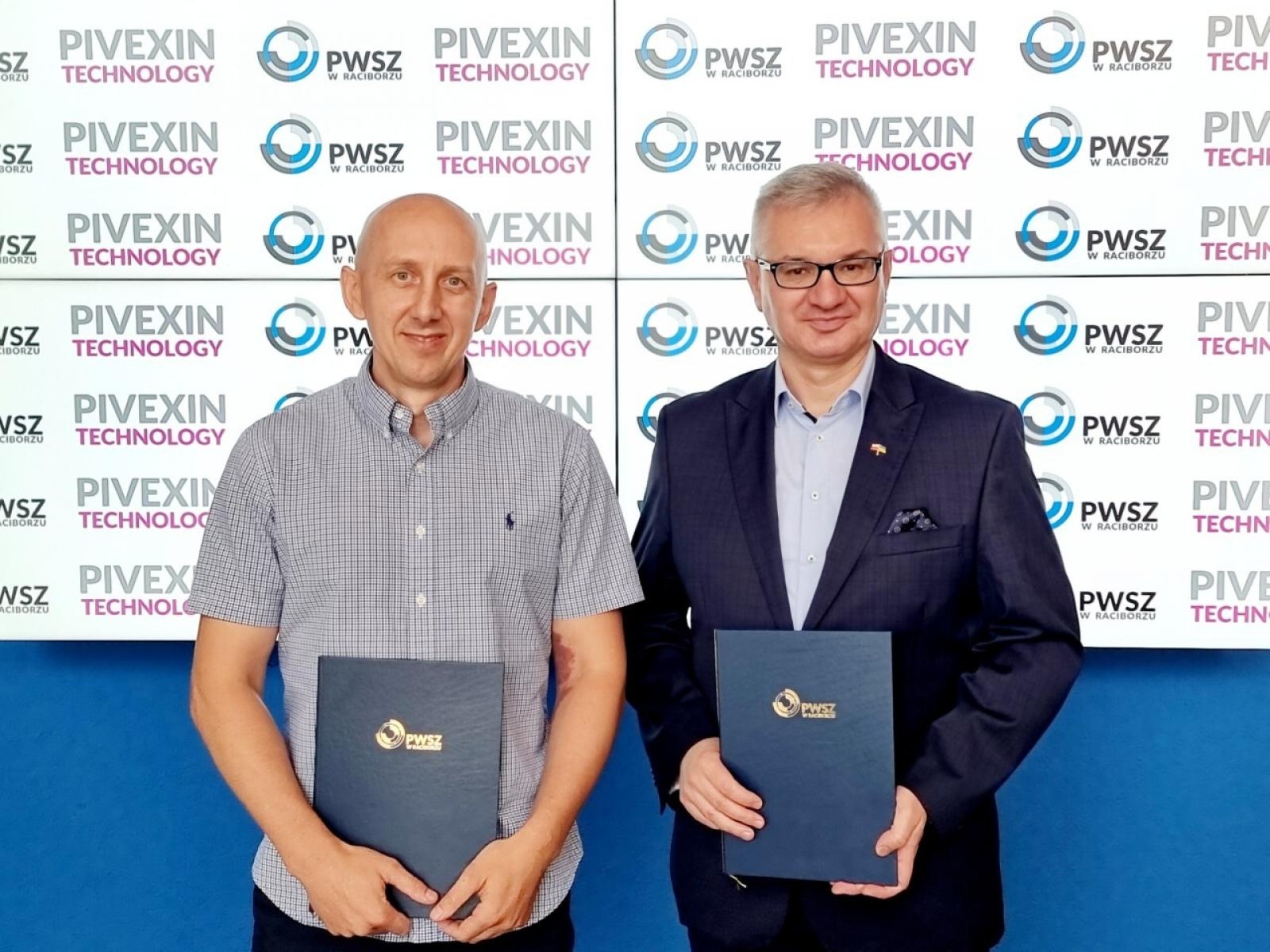 Zdjęcie w galerii na portalu naszraciborz.pl: Pivexin Technology partnerem PWSZ w Raciborzu wiadomości z regionu
