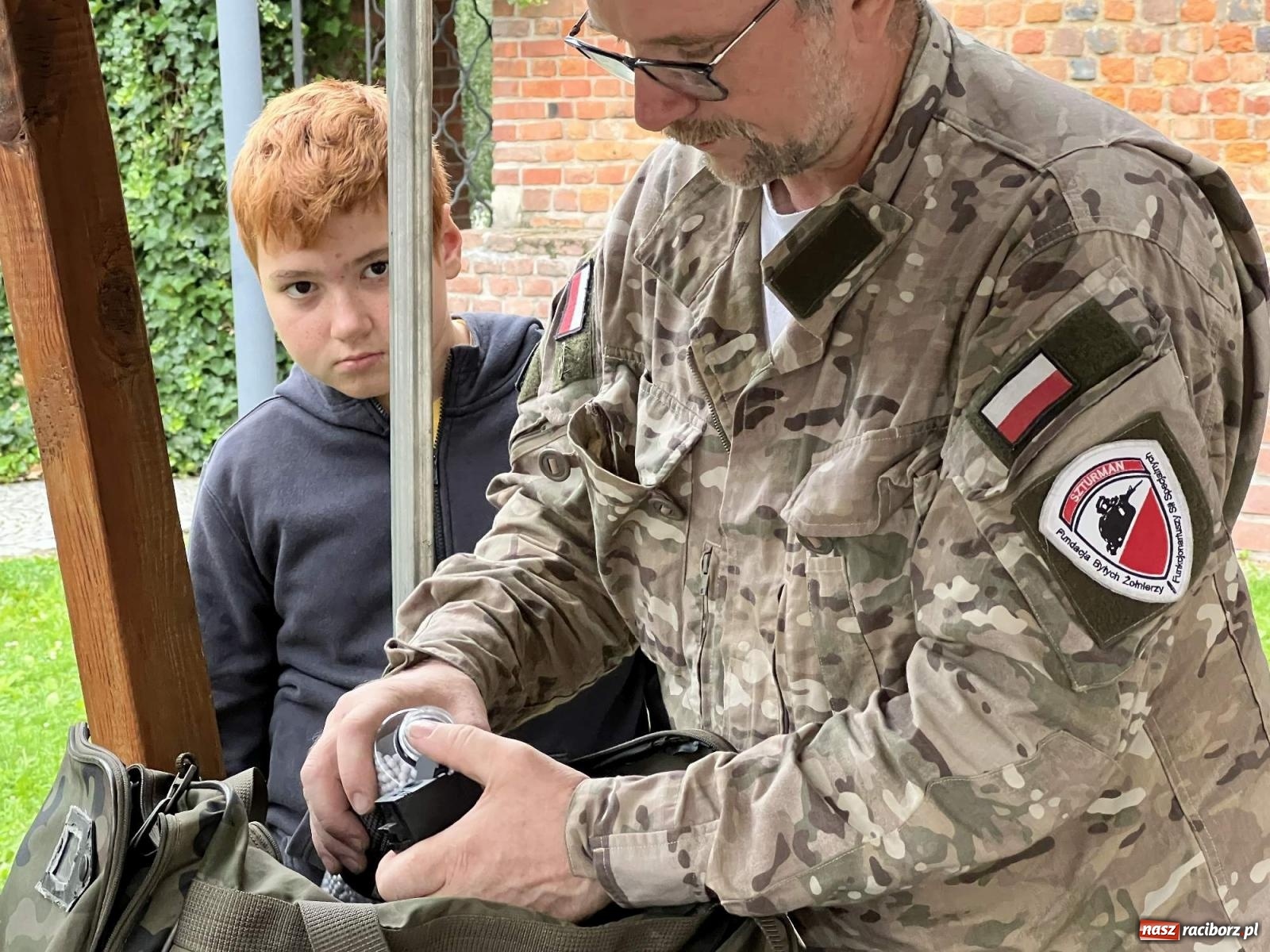 Zdjęcie w galerii na portalu naszraciborz.pl: Weekend z wojskiem na raciborskim zamku wiadomości z regionu