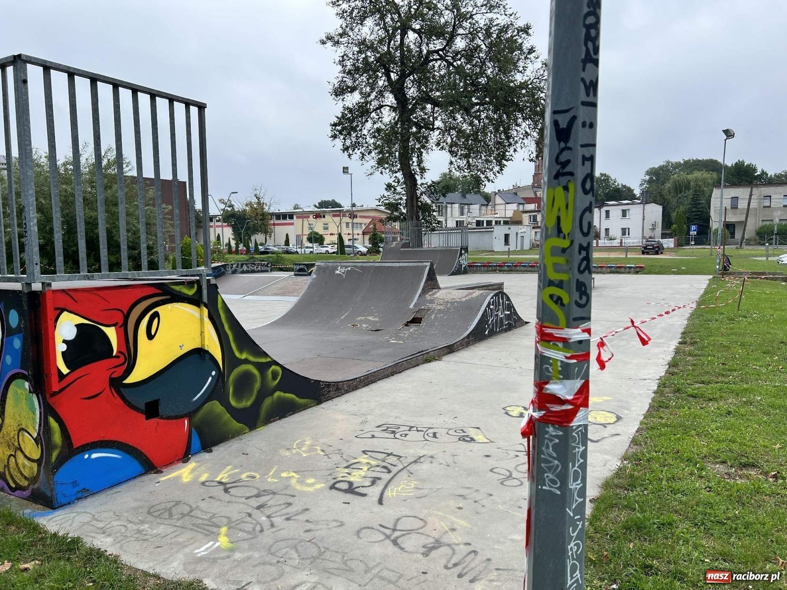 Zdjęcie w galerii na portalu naszraciborz.pl: Skatepark zamknięty z powodu uszkodzeń. Ogłoszono przetarg na rozbudowę wiadomości z regionu