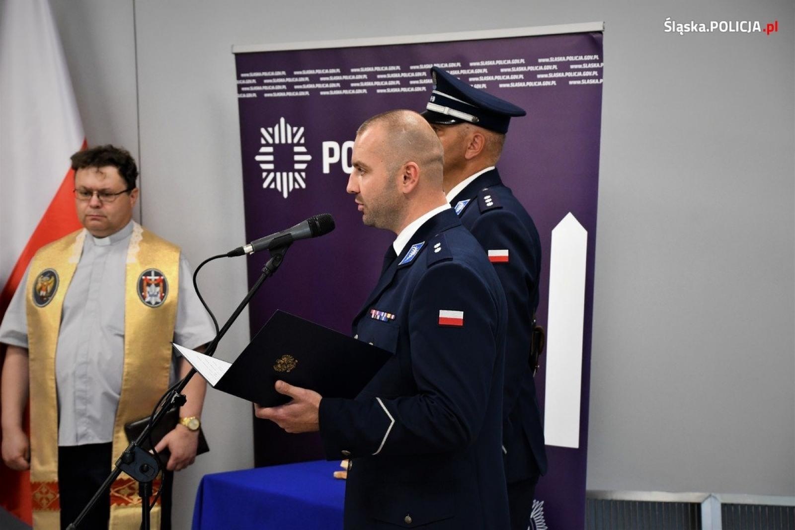 Zdjęcie w galerii na portalu naszraciborz.pl: Nowi policjanci dla śląskich garnizonów, w tym Raciborza wiadomości z regionu
