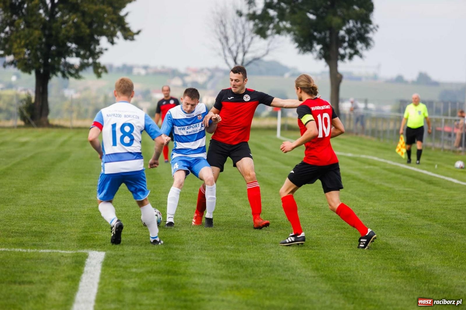 Zdjęcie w galerii na portalu naszraciborz.pl: Pewne zwycięstwo Naprzodu z Borucina [FOTO] wiadomości z regionu