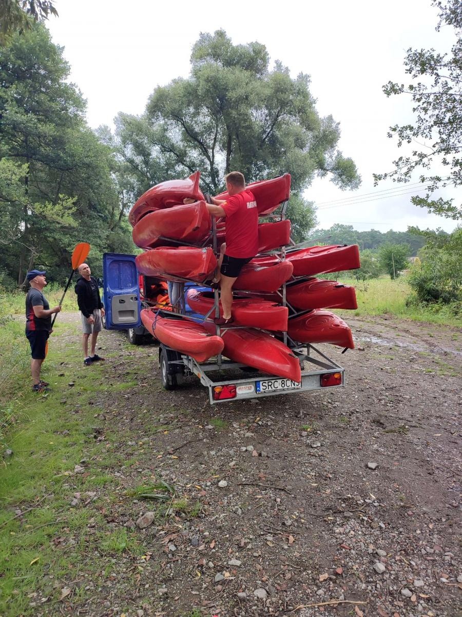 Zdjęcie w galerii na portalu naszraciborz.pl: Wakacje w powiecie - spływ rzeką Rudą [FOTO] wiadomości z regionu