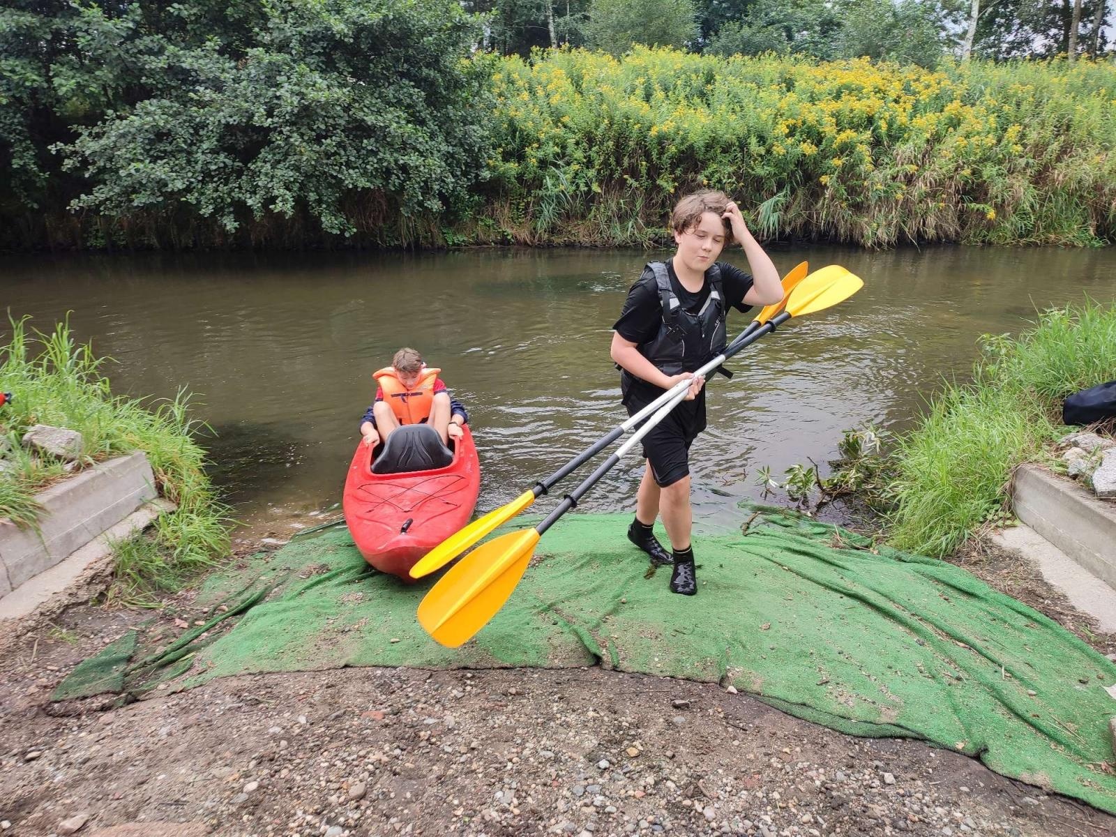 Zdjęcie w galerii na portalu naszraciborz.pl: Wakacje w powiecie - spływ rzeką Rudą [FOTO] wiadomości z regionu