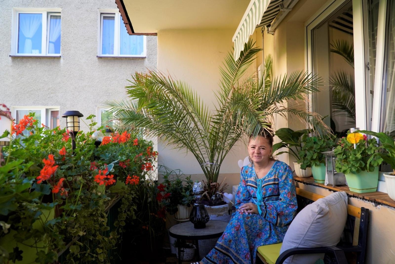 Zdjęcie w galerii na portalu naszraciborz.pl: Zielono mi. Wybrano najpiękniejsze balkony w Raciborzu wiadomości z regionu