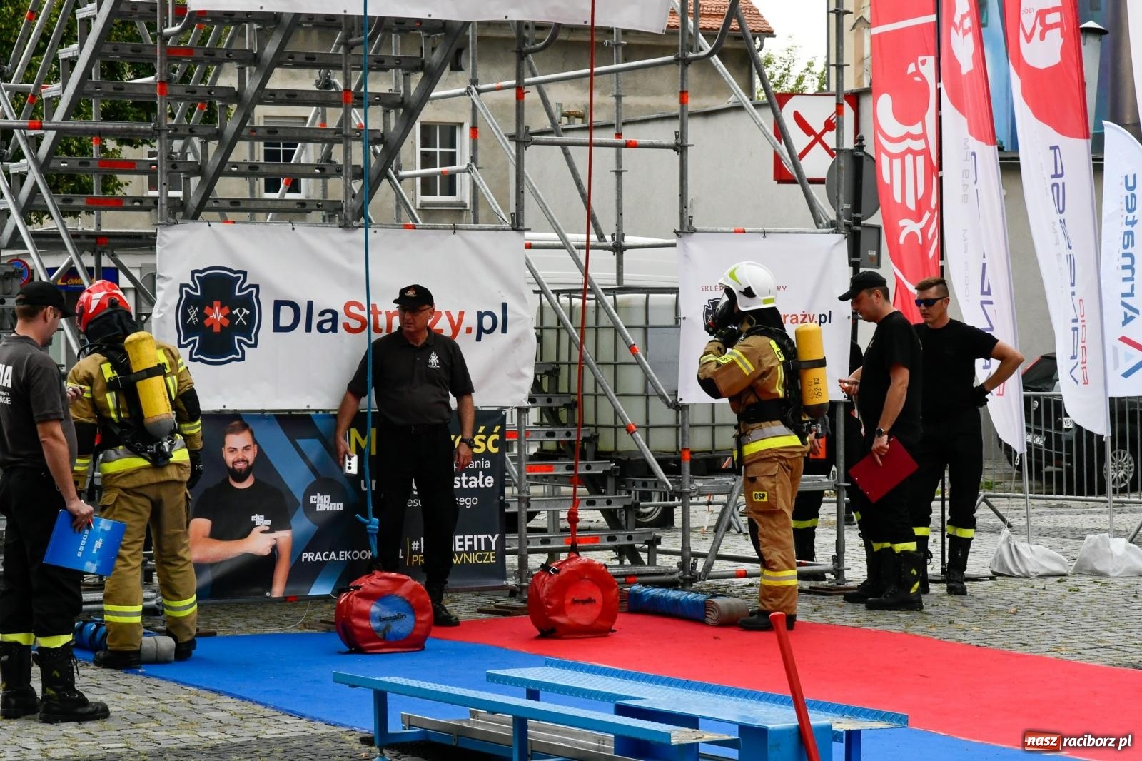 Zdjęcie w galerii na portalu naszraciborz.pl: Toughest Firefighter Racibórz 2023 - strażackie emocje w Raciborzu wiadomości z regionu