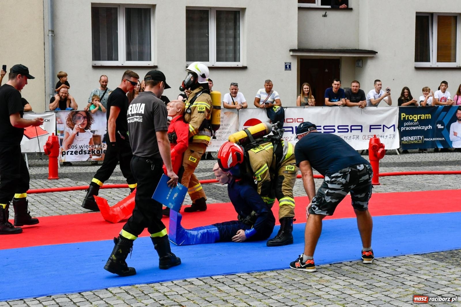 Zdjęcie w galerii na portalu naszraciborz.pl: Toughest Firefighter Racibórz 2023 - strażackie emocje w Raciborzu wiadomości z regionu