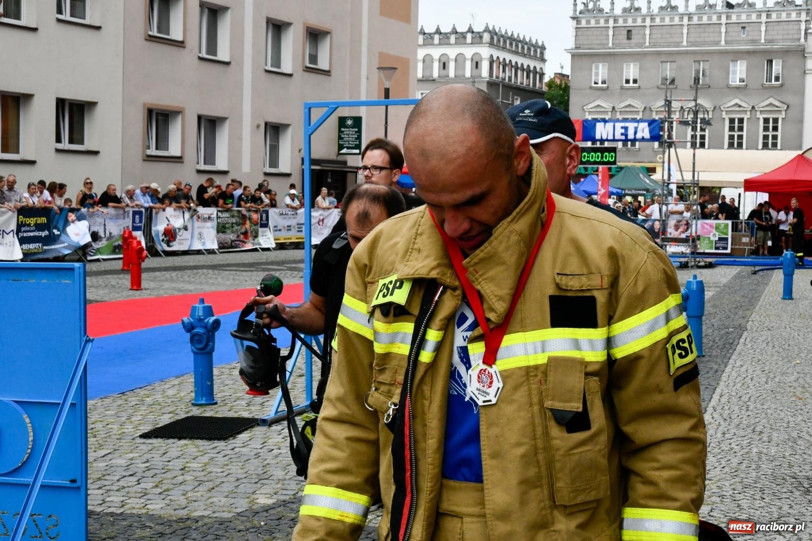 Zdjęcie w galerii na portalu naszraciborz.pl: Toughest Firefighter Racibórz 2023 - strażackie emocje w Raciborzu wiadomości z regionu