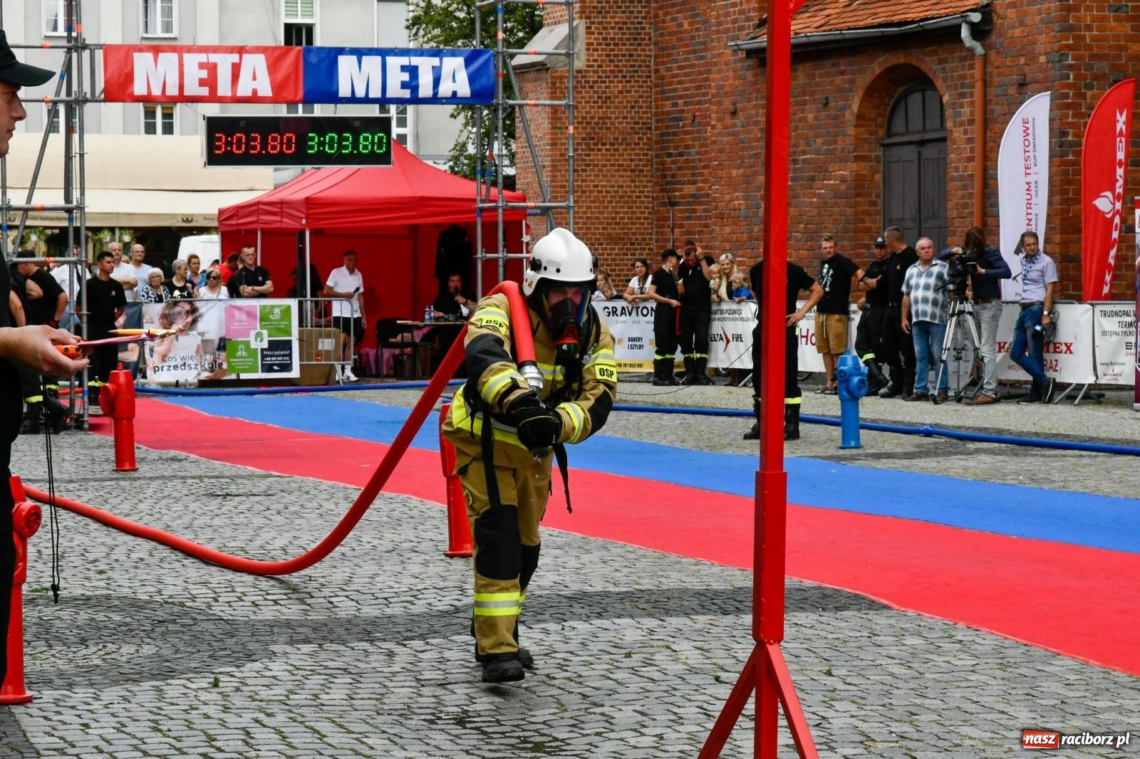 Zdjęcie w galerii na portalu naszraciborz.pl: Toughest Firefighter Racibórz 2023 - strażackie emocje w Raciborzu wiadomości z regionu
