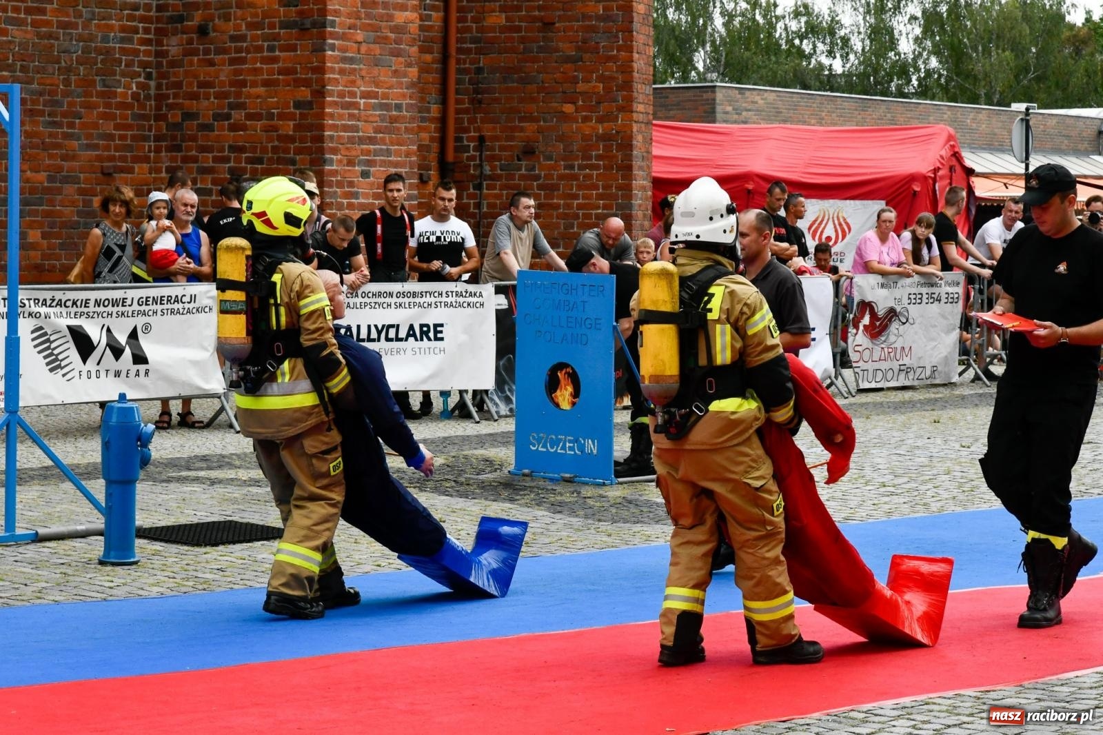 Zdjęcie w galerii na portalu naszraciborz.pl: Toughest Firefighter Racibórz 2023 - strażackie emocje w Raciborzu wiadomości z regionu