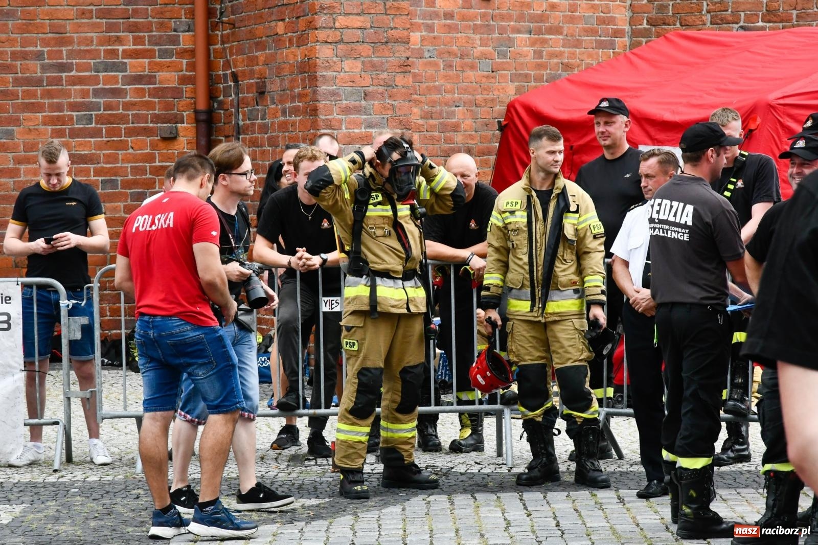 Zdjęcie w galerii na portalu naszraciborz.pl: Toughest Firefighter Racibórz 2023 - strażackie emocje w Raciborzu wiadomości z regionu