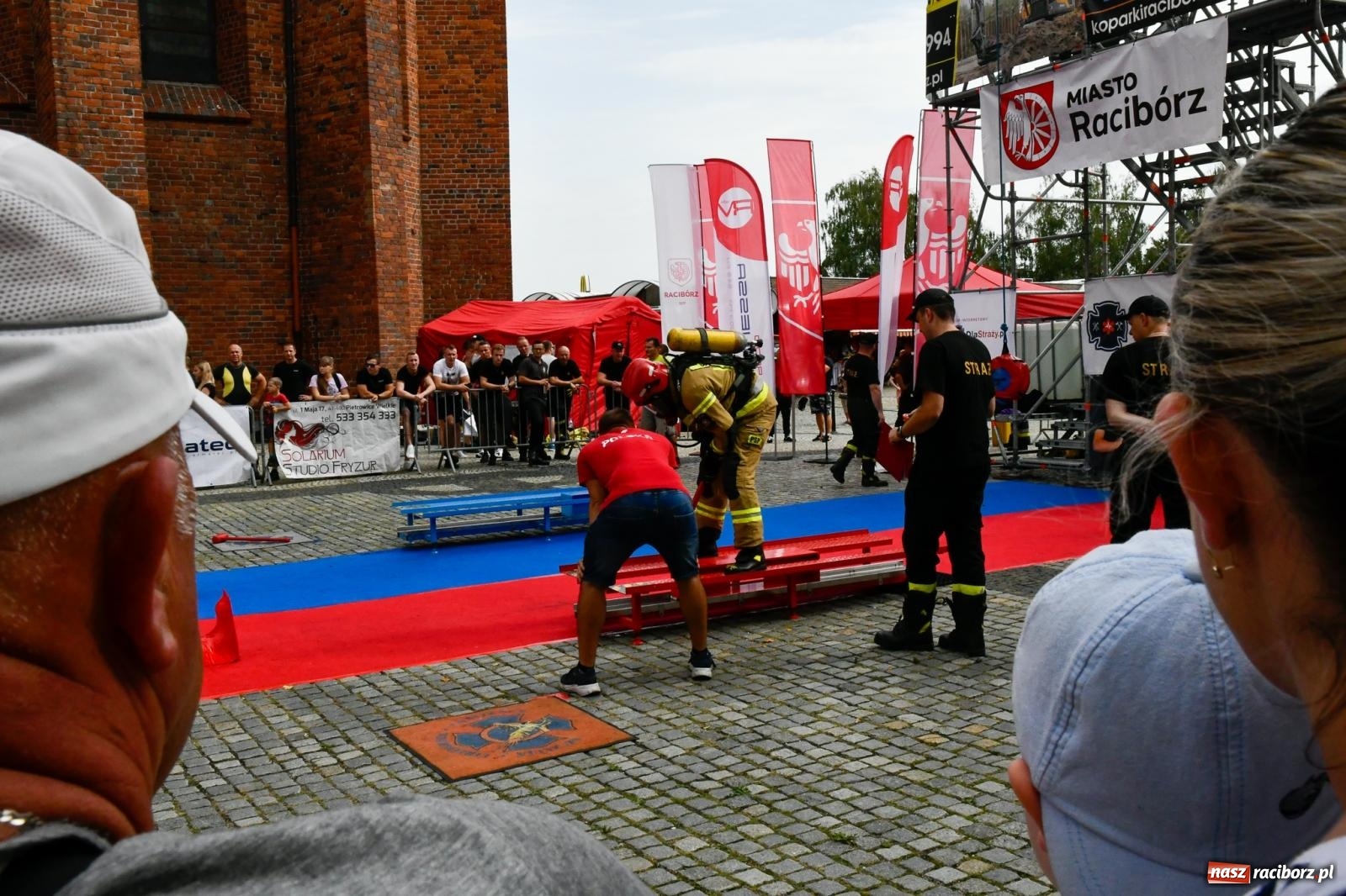 Zdjęcie w galerii na portalu naszraciborz.pl: Toughest Firefighter Racibórz 2023 - strażackie emocje w Raciborzu wiadomości z regionu