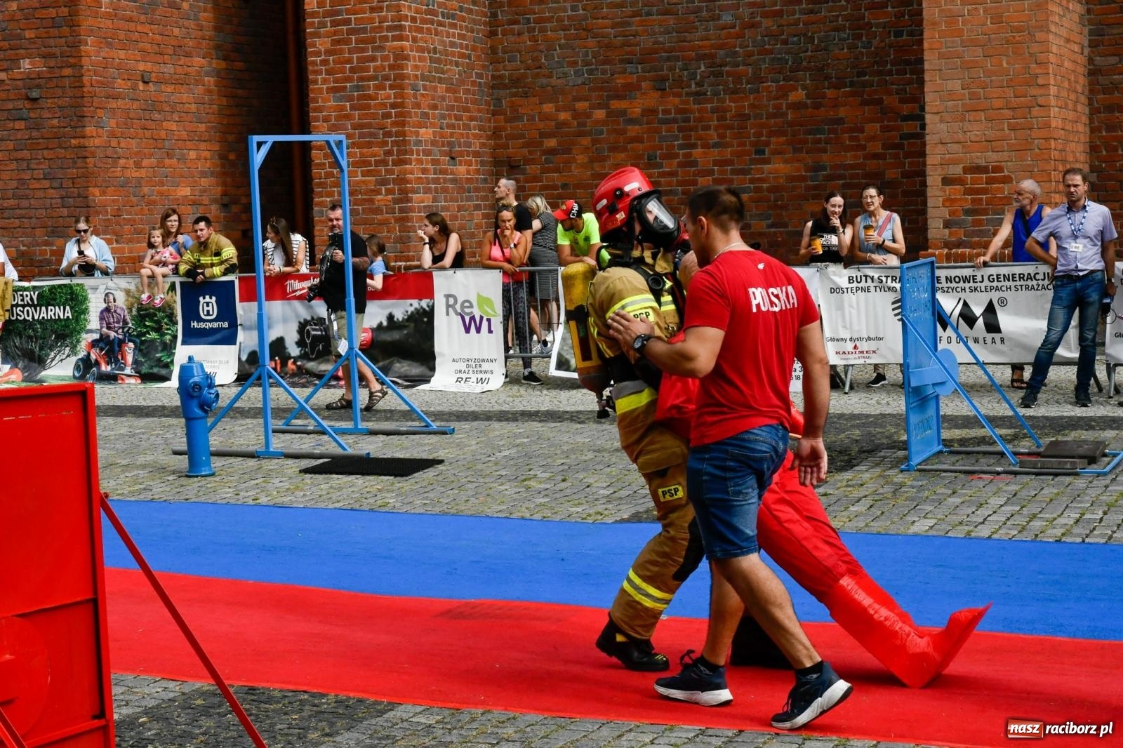 Zdjęcie w galerii na portalu naszraciborz.pl: Toughest Firefighter Racibórz 2023 - strażackie emocje w Raciborzu wiadomości z regionu
