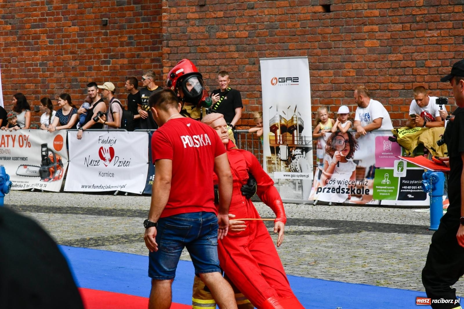 Zdjęcie w galerii na portalu naszraciborz.pl: Toughest Firefighter Racibórz 2023 - strażackie emocje w Raciborzu wiadomości z regionu