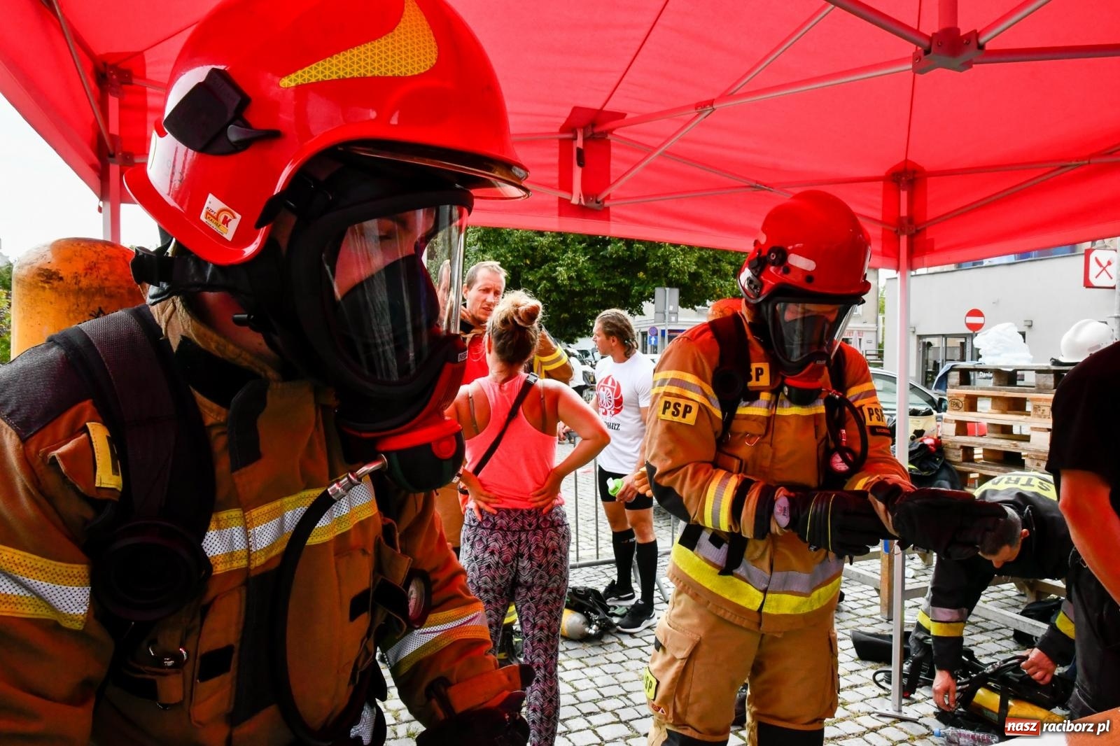 Zdjęcie w galerii na portalu naszraciborz.pl: Toughest Firefighter Racibórz 2023 - strażackie emocje w Raciborzu wiadomości z regionu