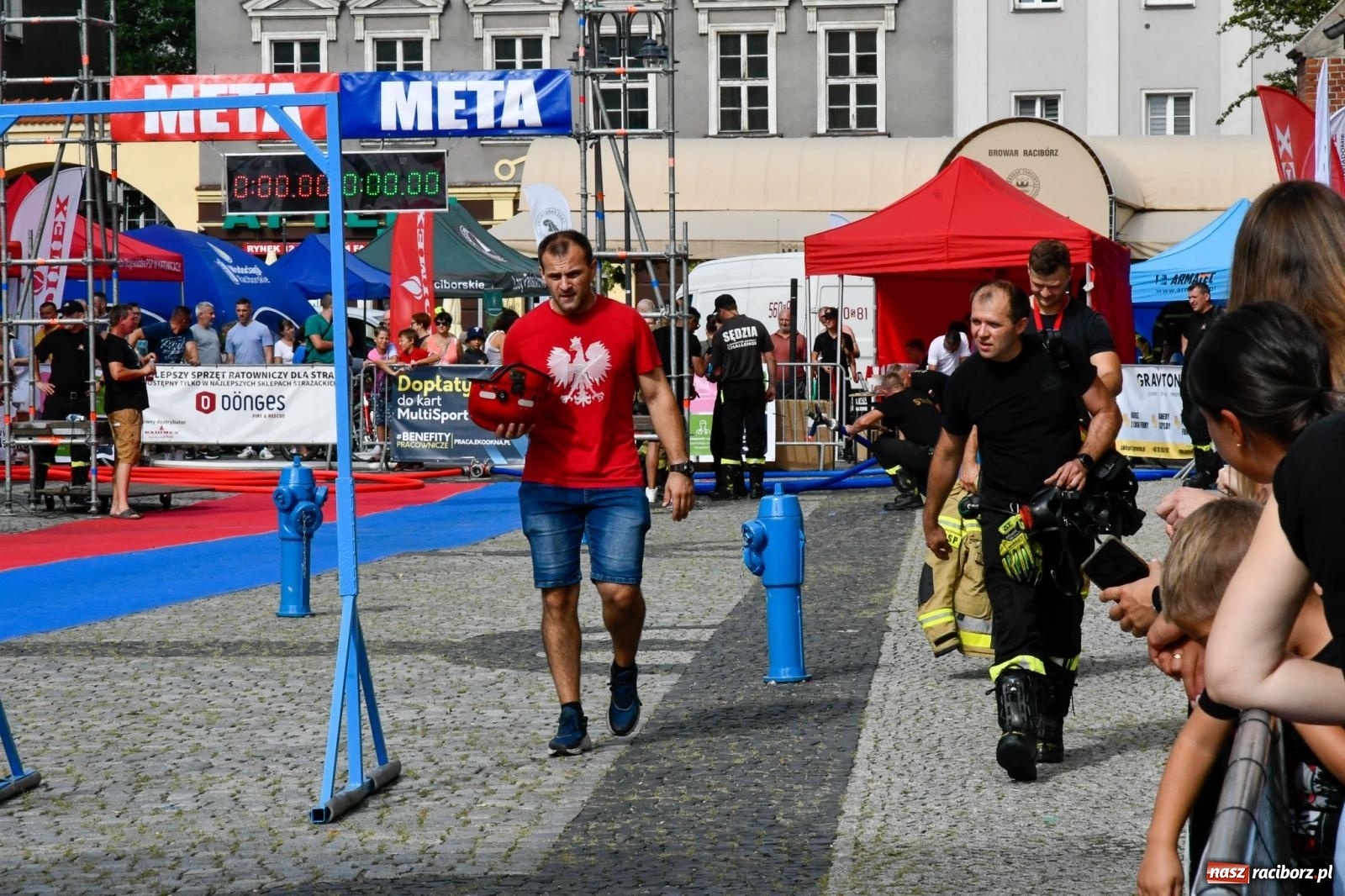 Zdjęcie w galerii na portalu naszraciborz.pl: Toughest Firefighter Racibórz 2023 - strażackie emocje w Raciborzu wiadomości z regionu