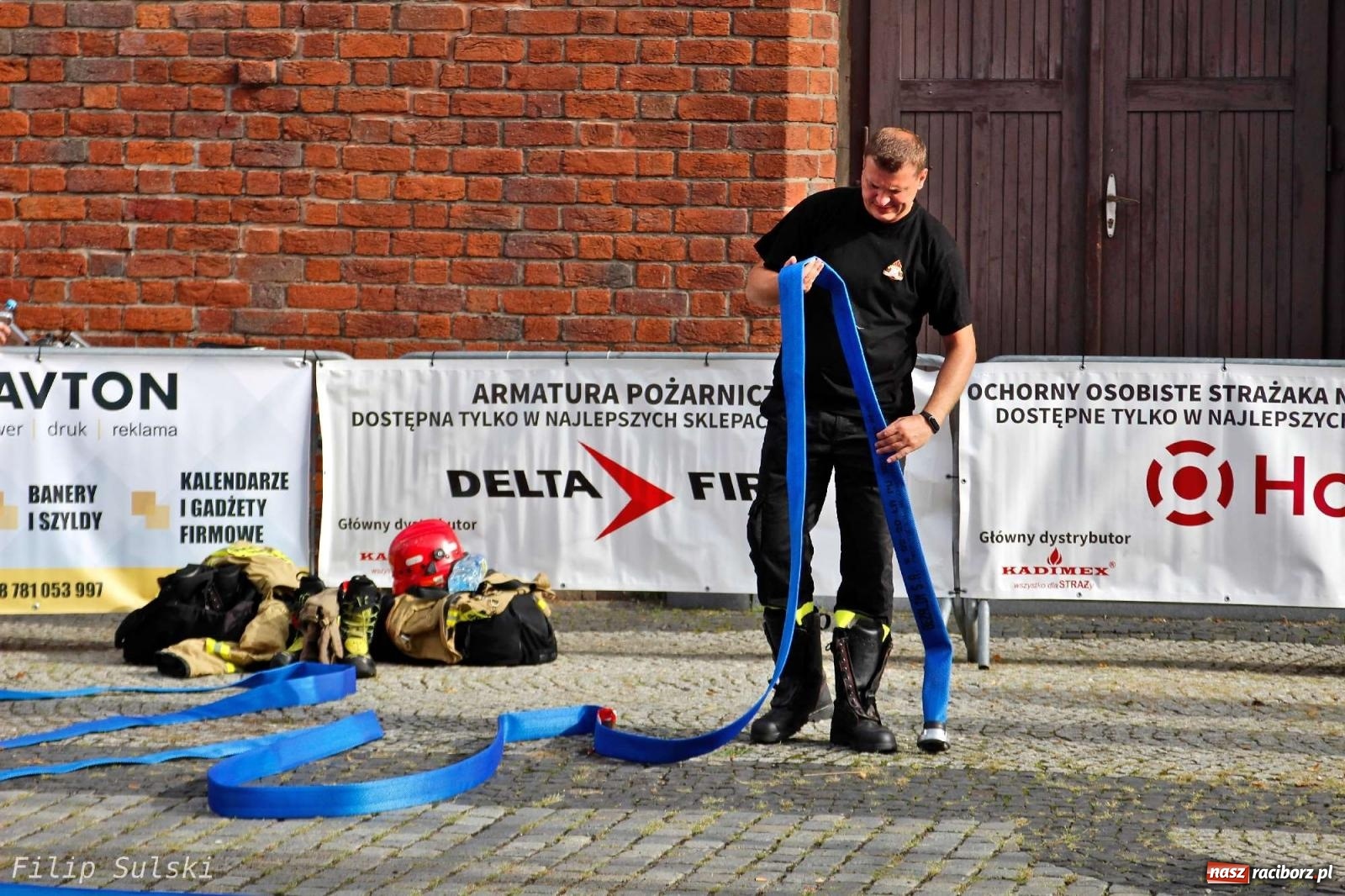 Zdjęcie w galerii na portalu naszraciborz.pl: Toughest Firefighter Racibórz 2023 - strażackie emocje w Raciborzu wiadomości z regionu