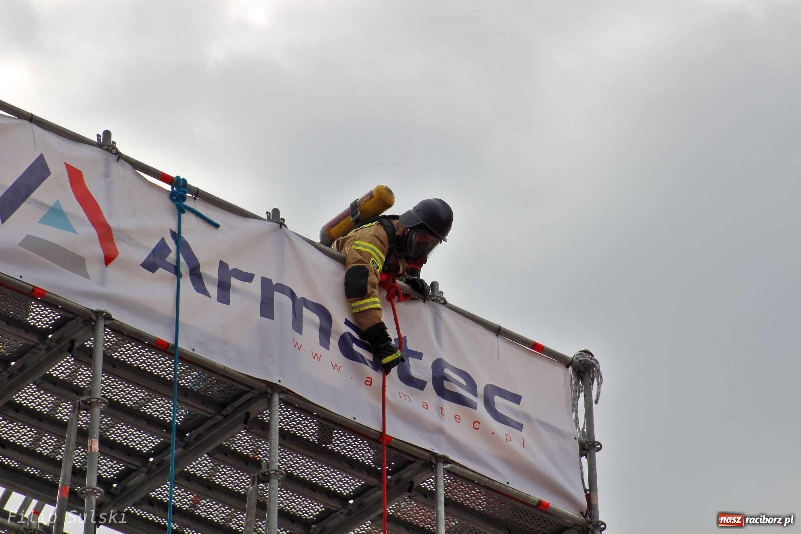 Zdjęcie w galerii na portalu naszraciborz.pl: Toughest Firefighter Racibórz 2023 - strażackie emocje w Raciborzu wiadomości z regionu