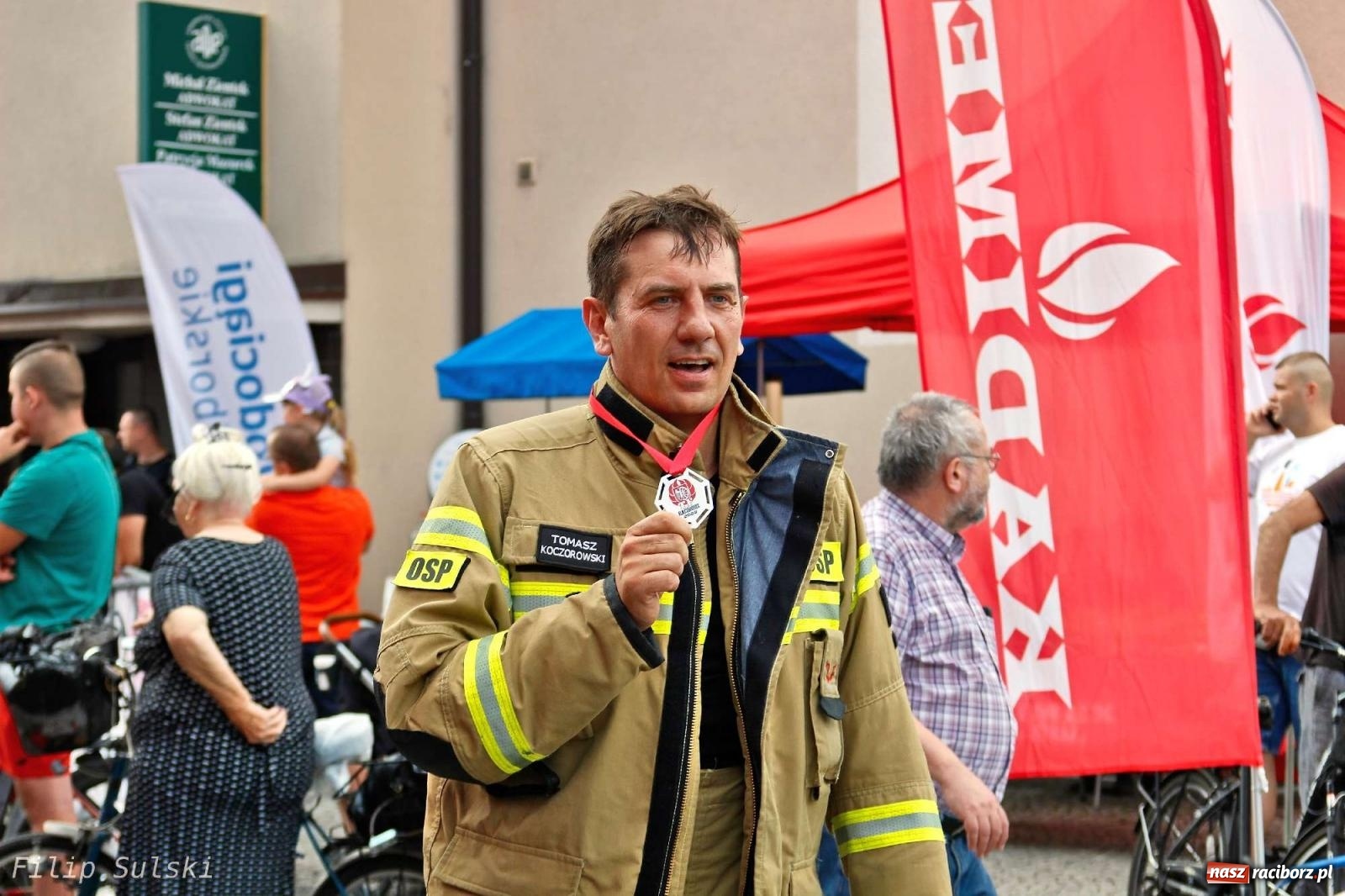 Zdjęcie w galerii na portalu naszraciborz.pl: Toughest Firefighter Racibórz 2023 - strażackie emocje w Raciborzu wiadomości z regionu