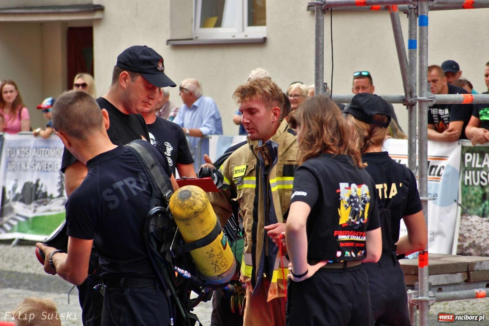 Zdjęcie w galerii na portalu naszraciborz.pl: Toughest Firefighter Racibórz 2023 - strażackie emocje w Raciborzu wiadomości z regionu
